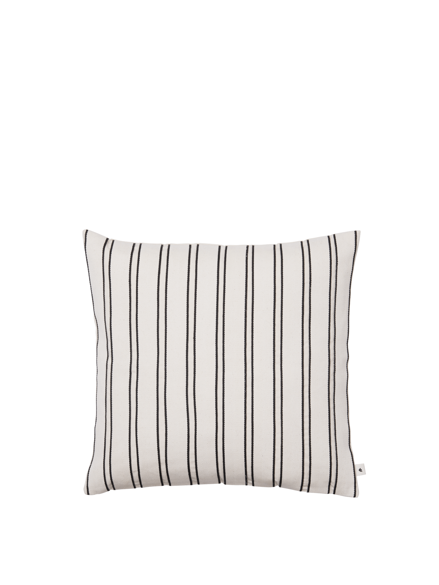 Twill Cushion Off White Black