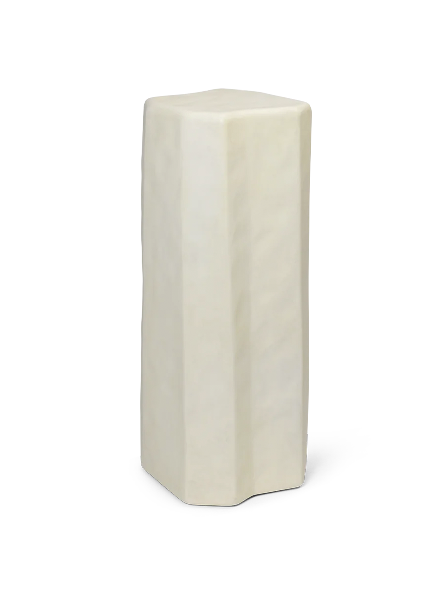 Staffa Pedestal - Ivory