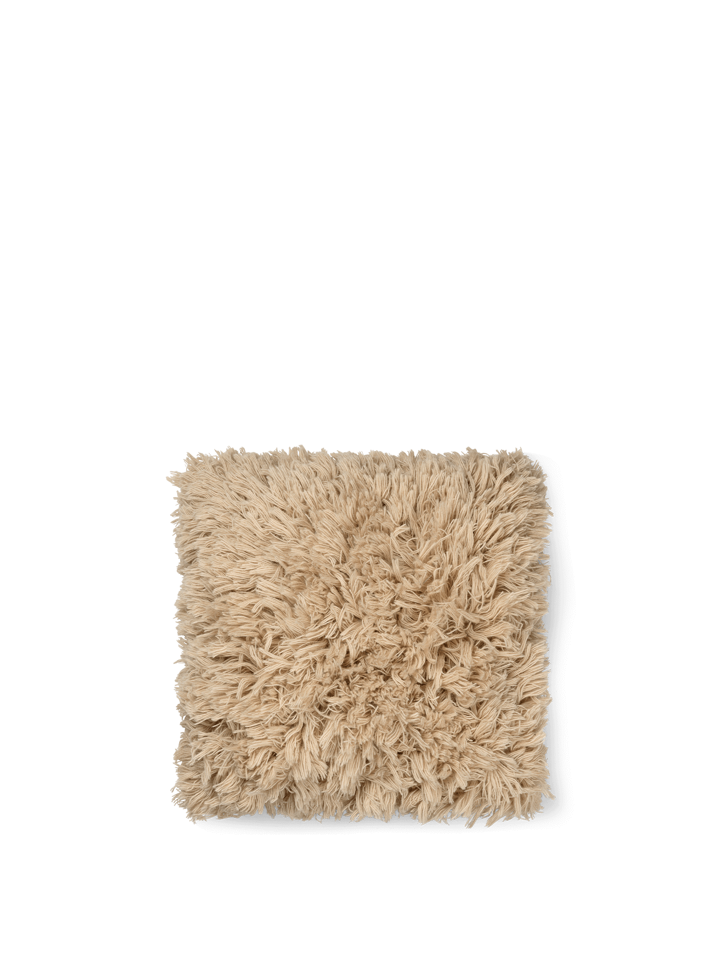 Meadow High Pile Cushion - Light Sand