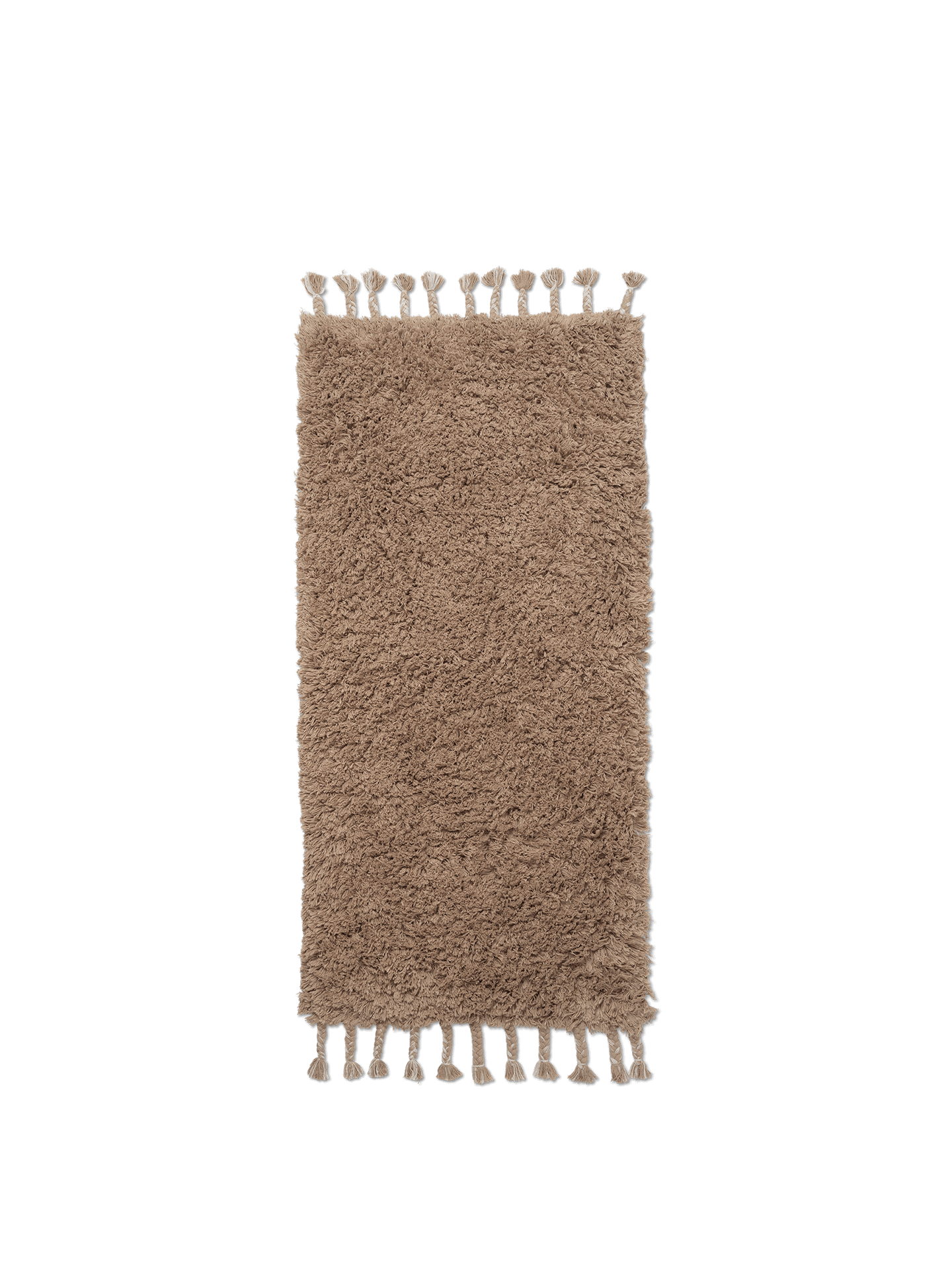 Amass Long Pile Runner - White Pepper