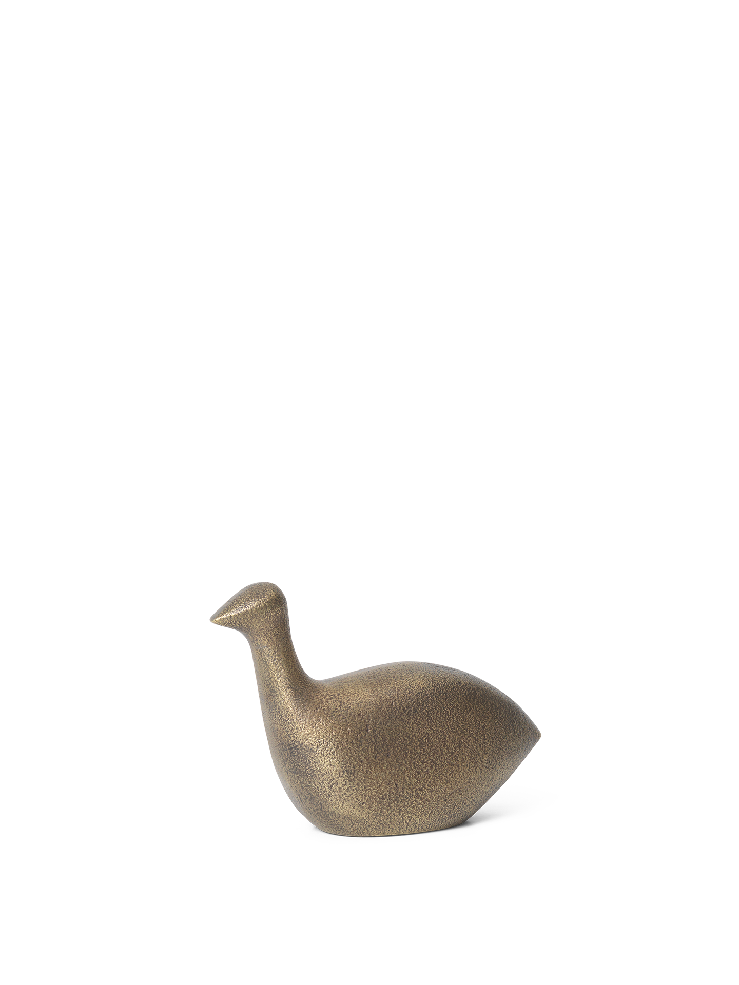 Coot Paper Weight - Antique Aluminium