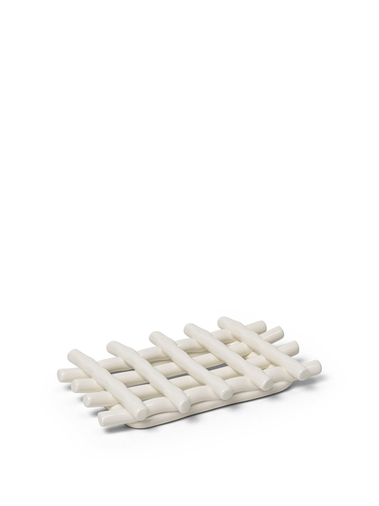 Ceramic Soap Tray - Off-white