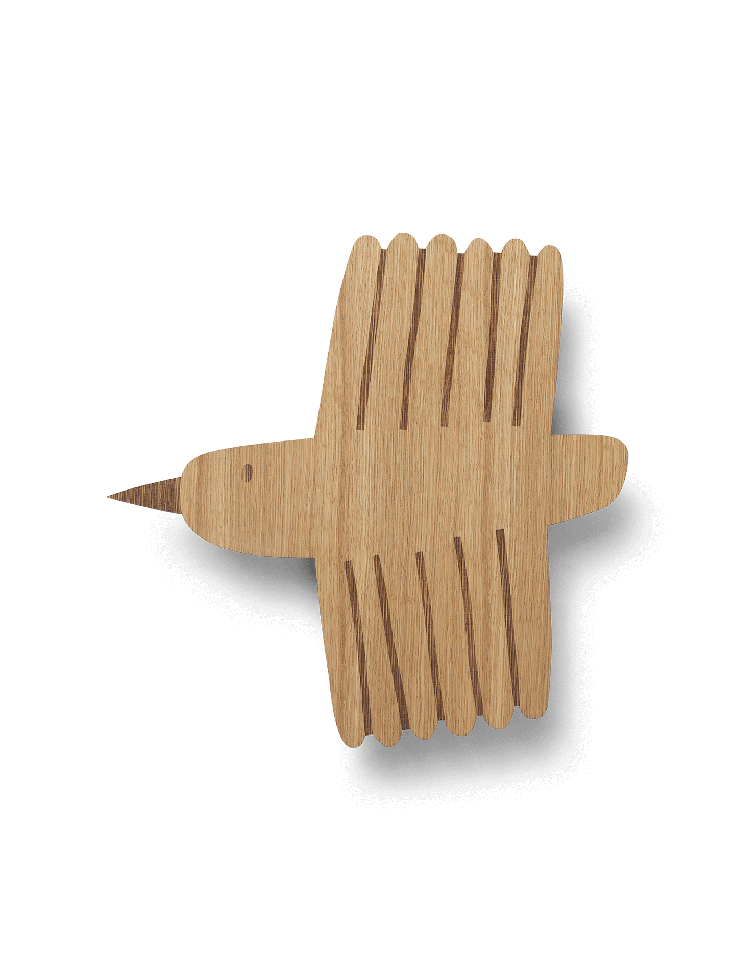 Bird Lamp - Oiled Oak