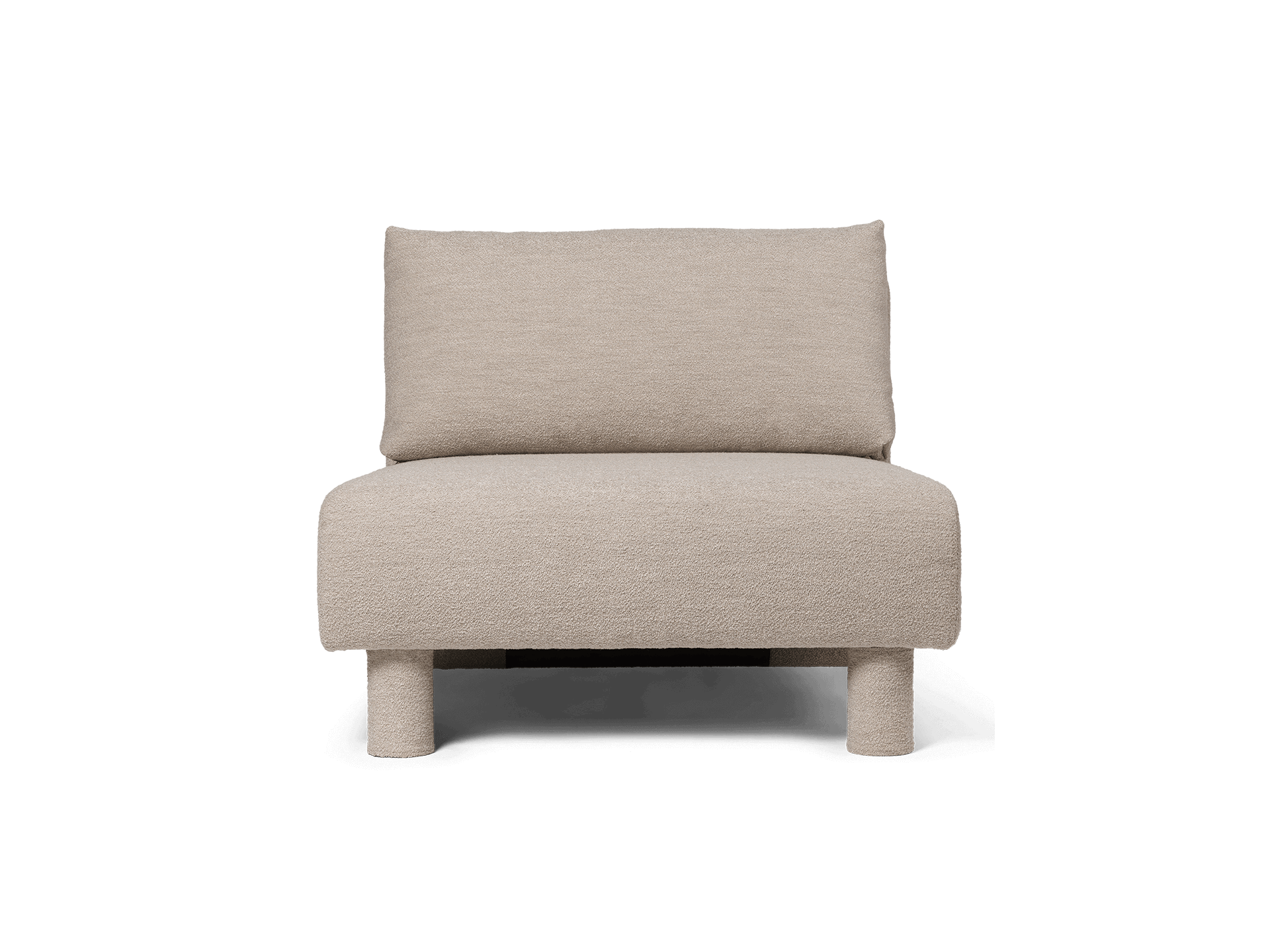 Dase Sofa Center - Soft Bouclé - Natural