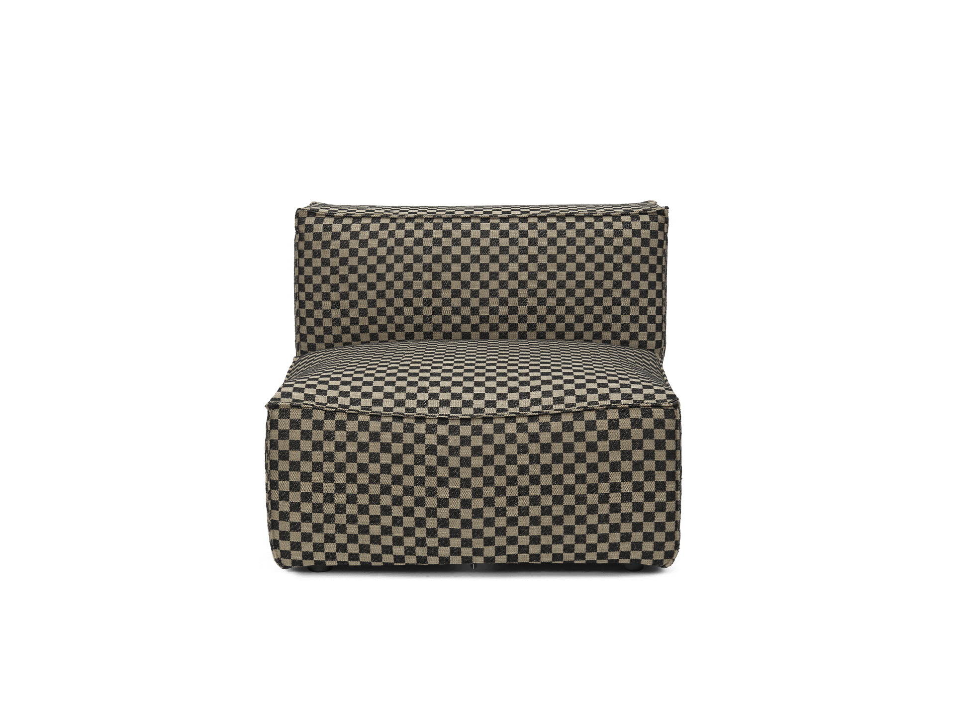 Catena Sofa Center S100 - Check - Sand/Black