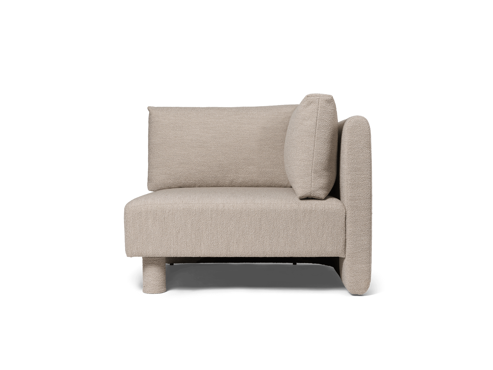 Dase Sofa Corner - Soft Bouclé - Natural