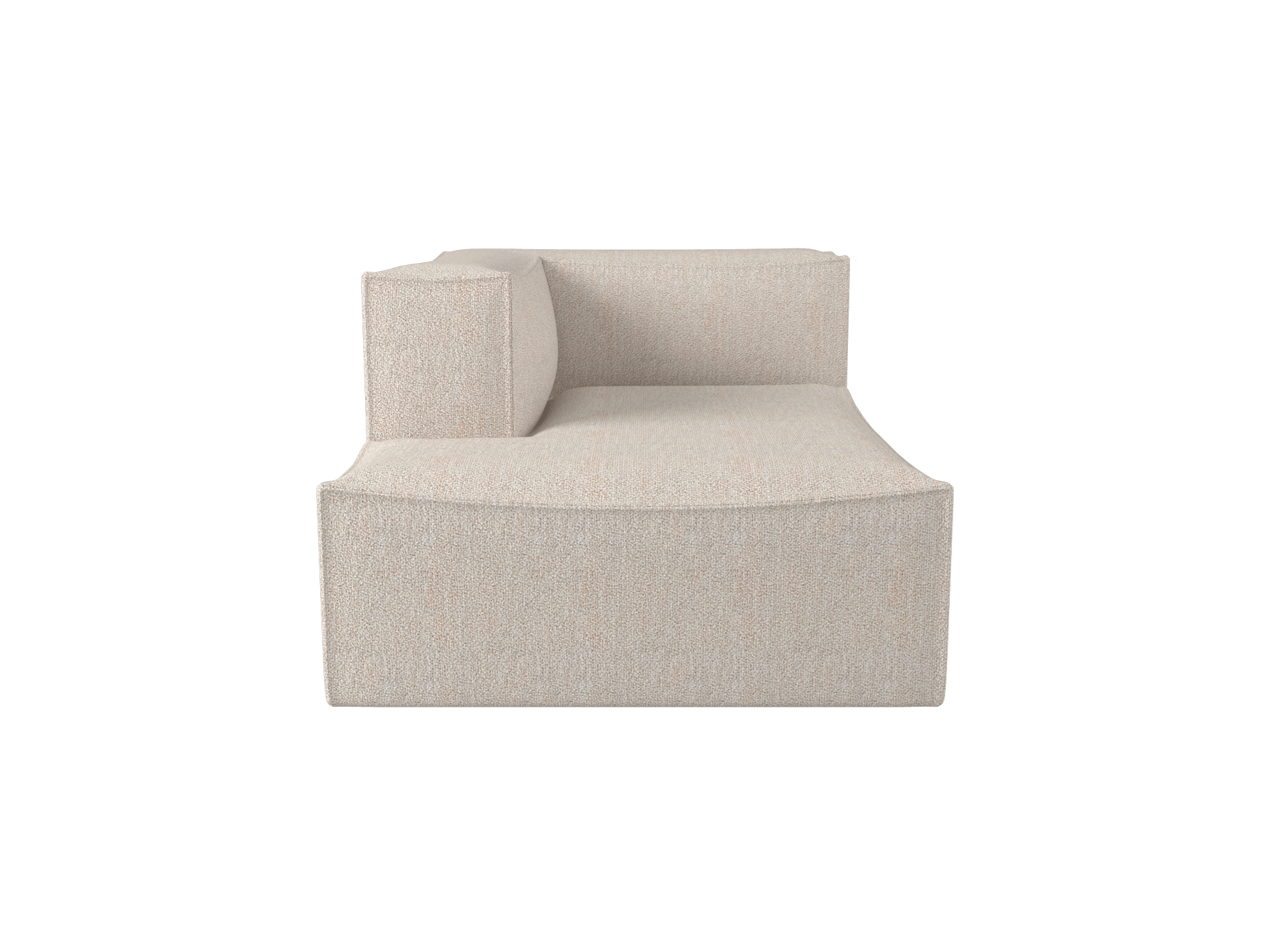 Catena Sofa Chaise Longue Left L600 - Soft Bouclé - Natural