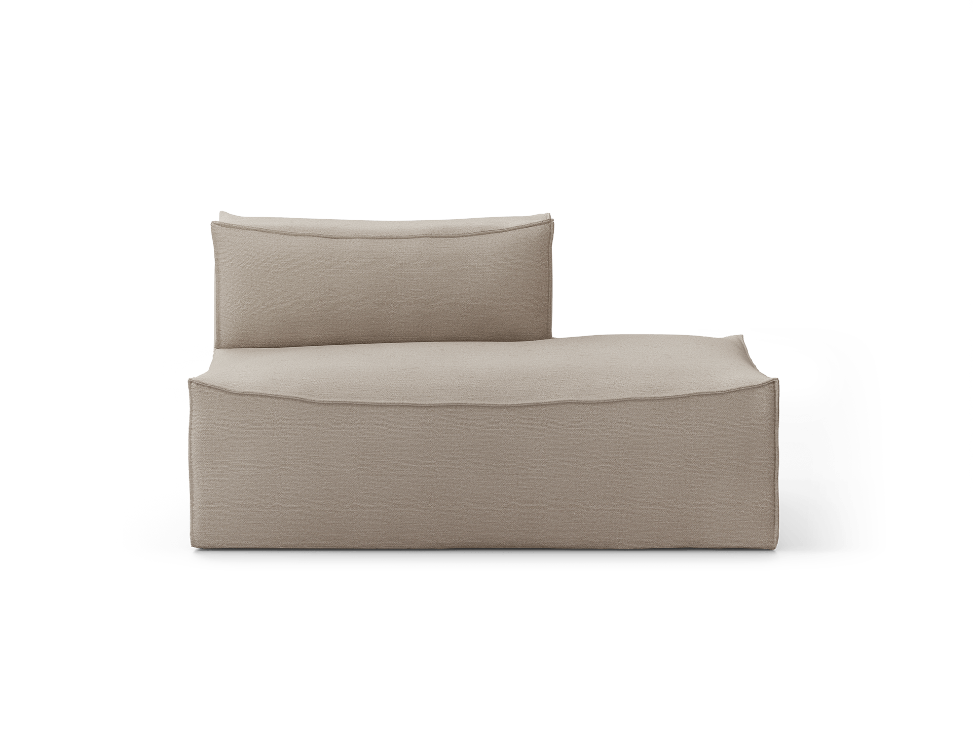 Catena Sofa Open End Right S301 - Cotton Linen - Natural