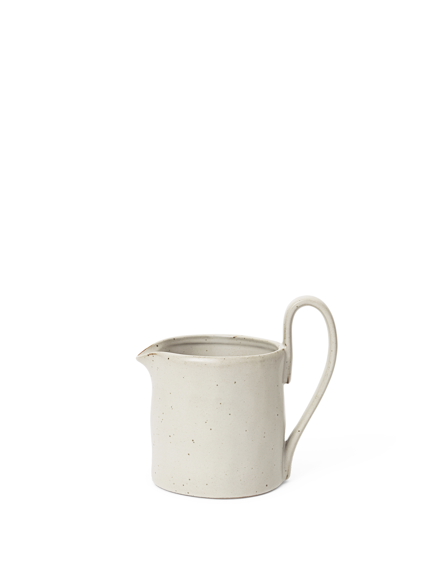 Flow Milk Jar - Off-White Speckle