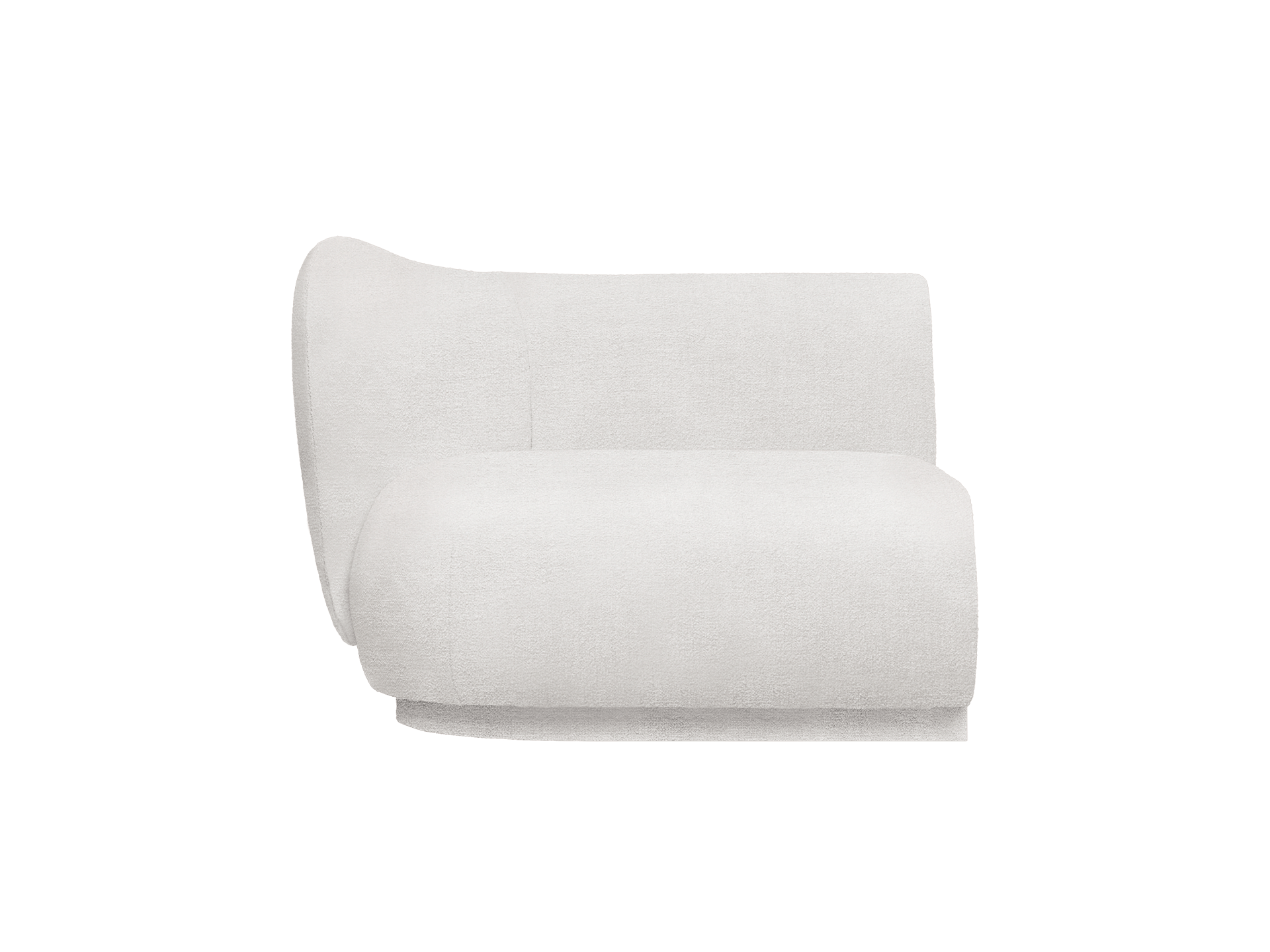Rico Sofa Armrest Left - Bouclé - Off-White