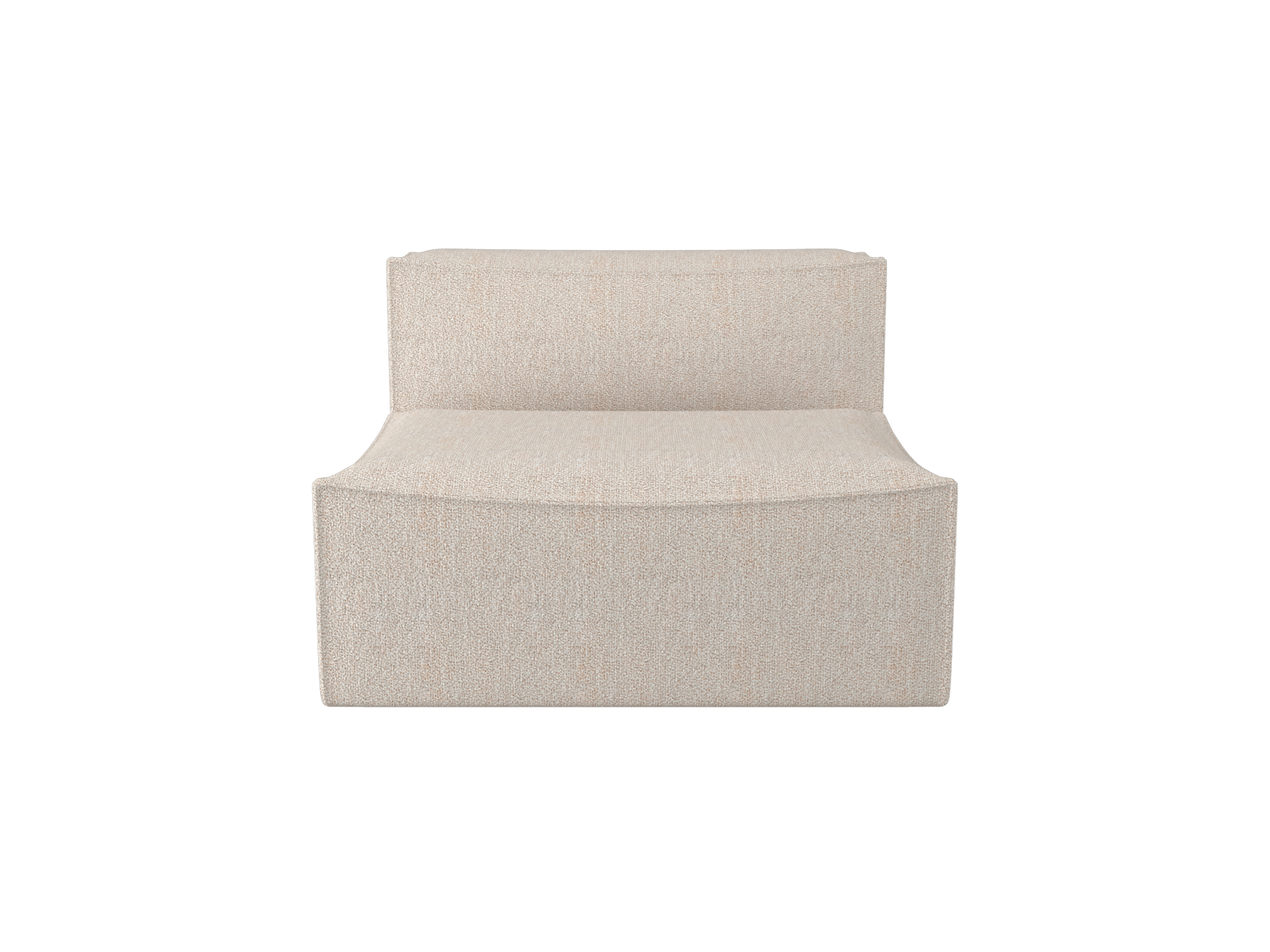 Catena Sofa Center L100 - Soft Bouclé - Natural