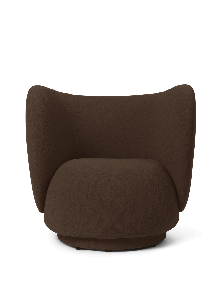 Rico Lounge Chair - Grain - Chocolate | Ferm Living