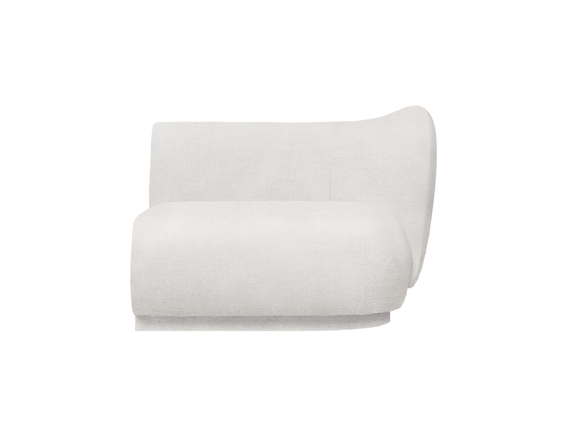 Rico Sofa Armrest Right - Bouclé - Off-White