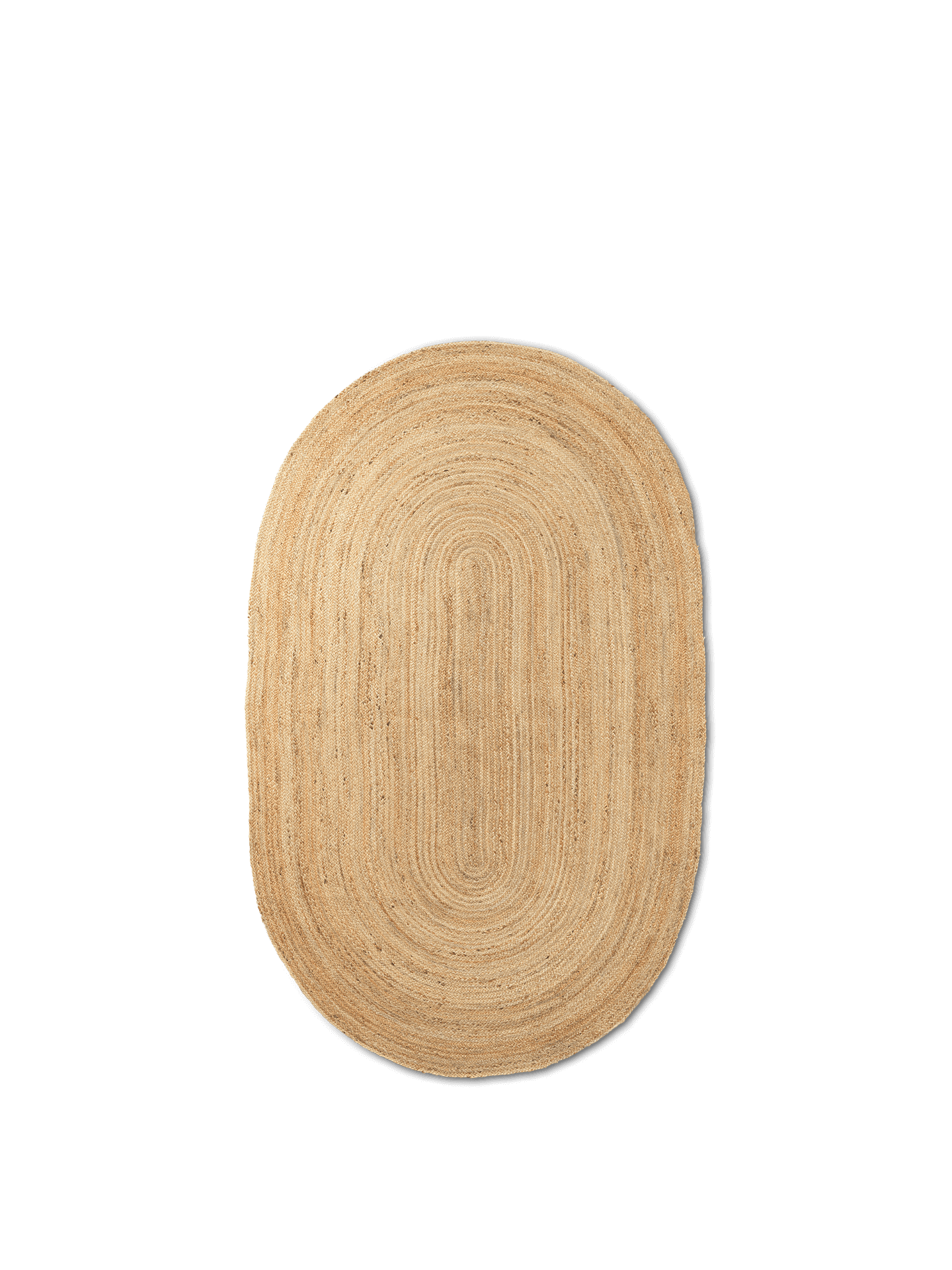 Eternal Oval Jute Rug - Natural