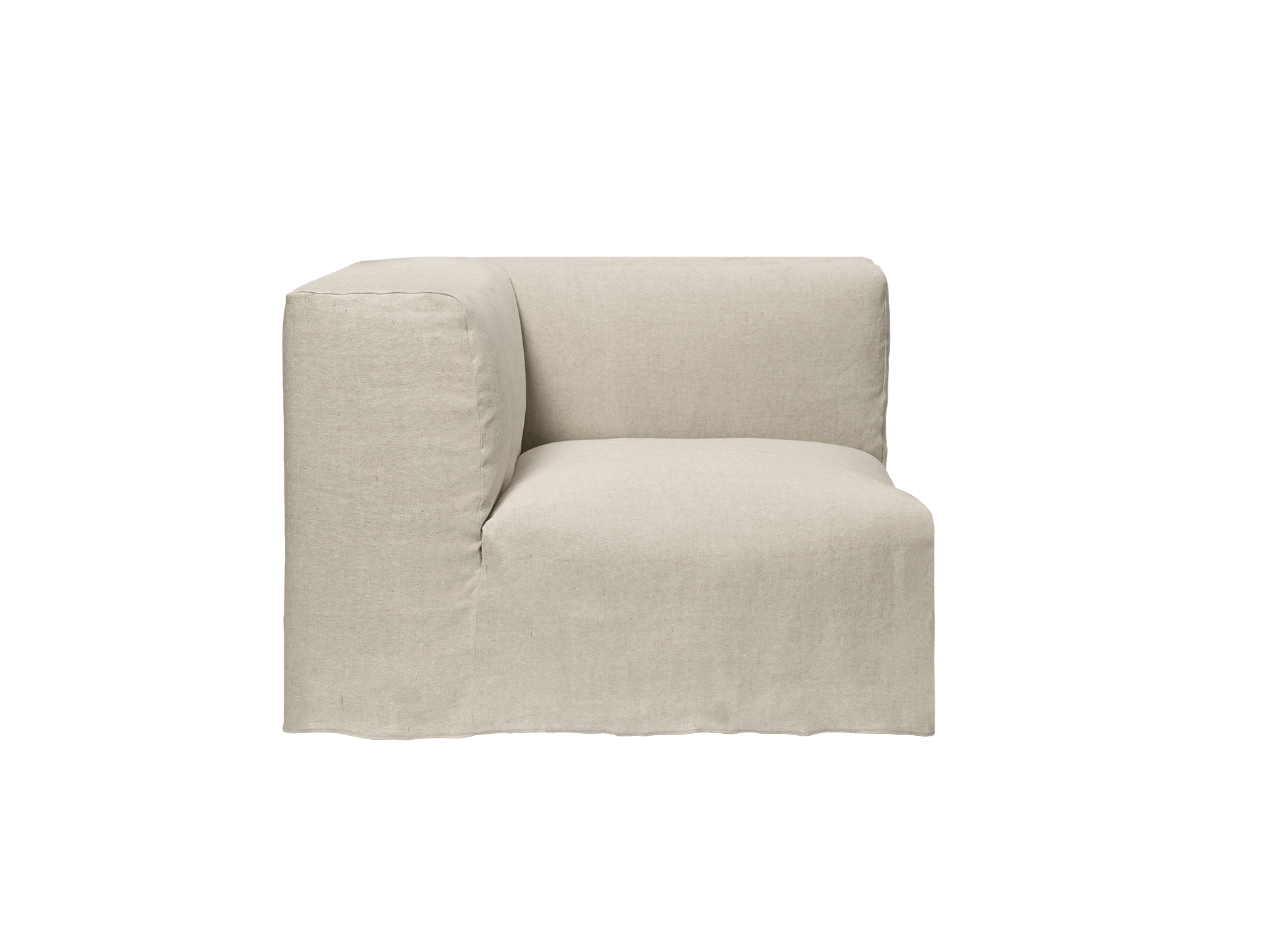 Catena Sofa Connect Corner L200 - Loose Drape - Natural