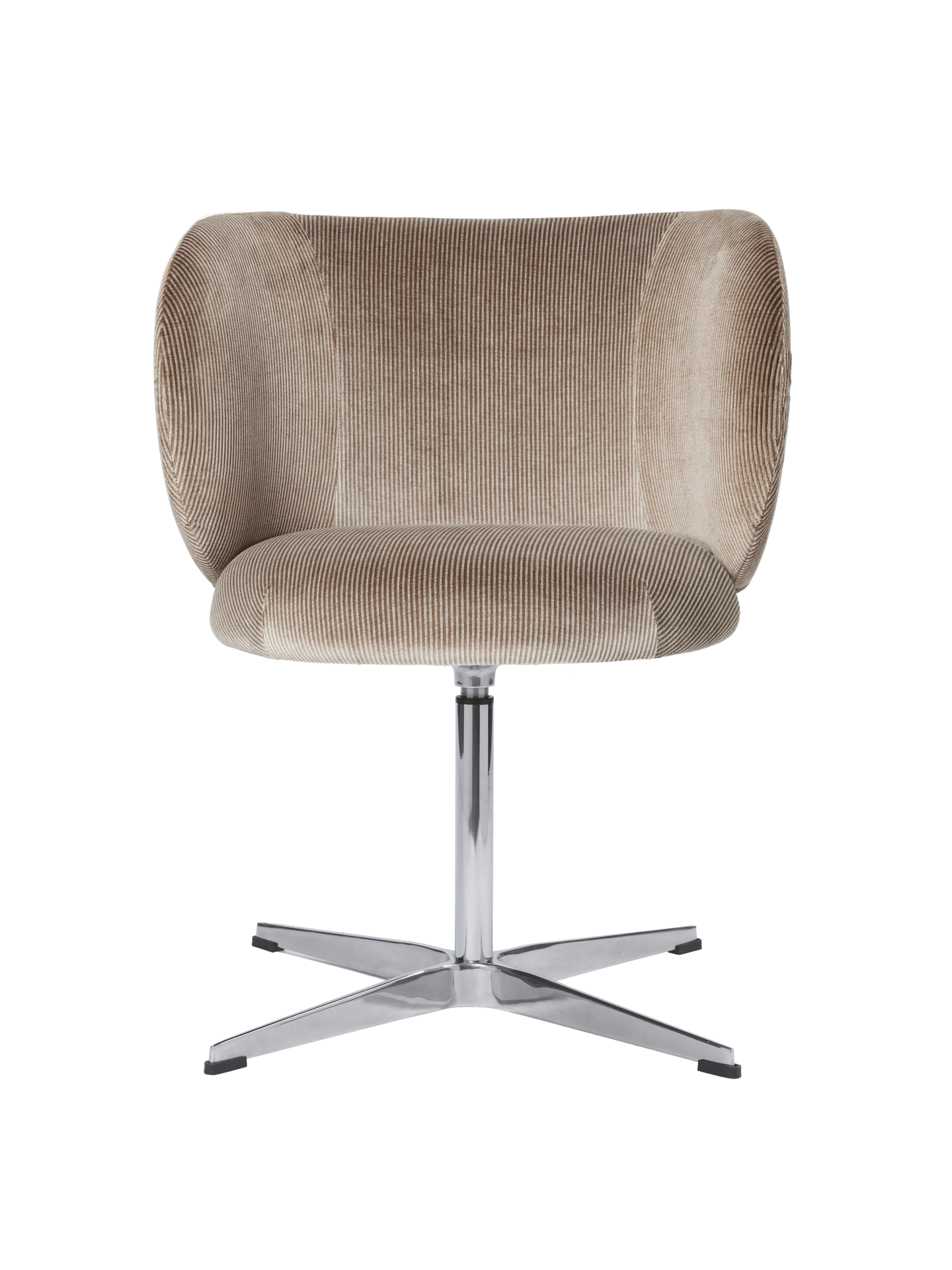 Rico Dining Chair - Swivel - Devoré Velvet - Flint Grey