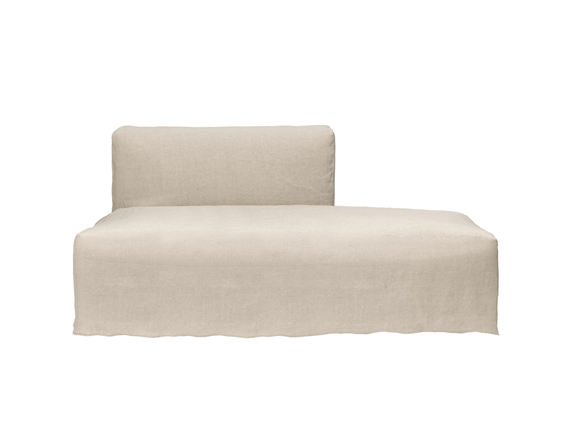 Catena Sofa Open End Right S301 - Loose Drape - Natural