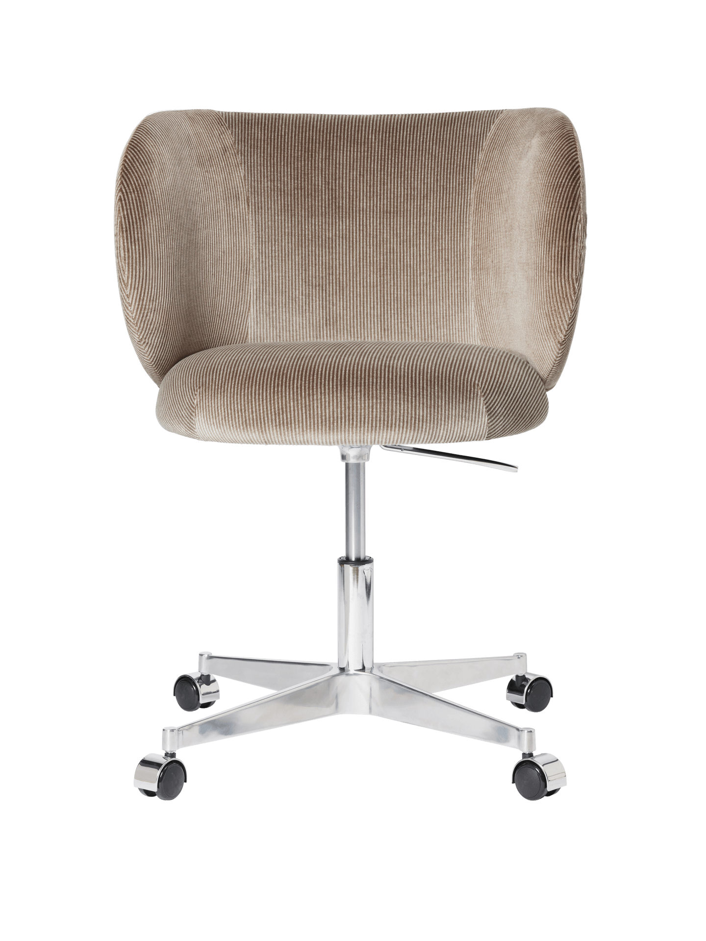 Rico Dining Chair - Castors - Devoré Velvet - Flint Grey