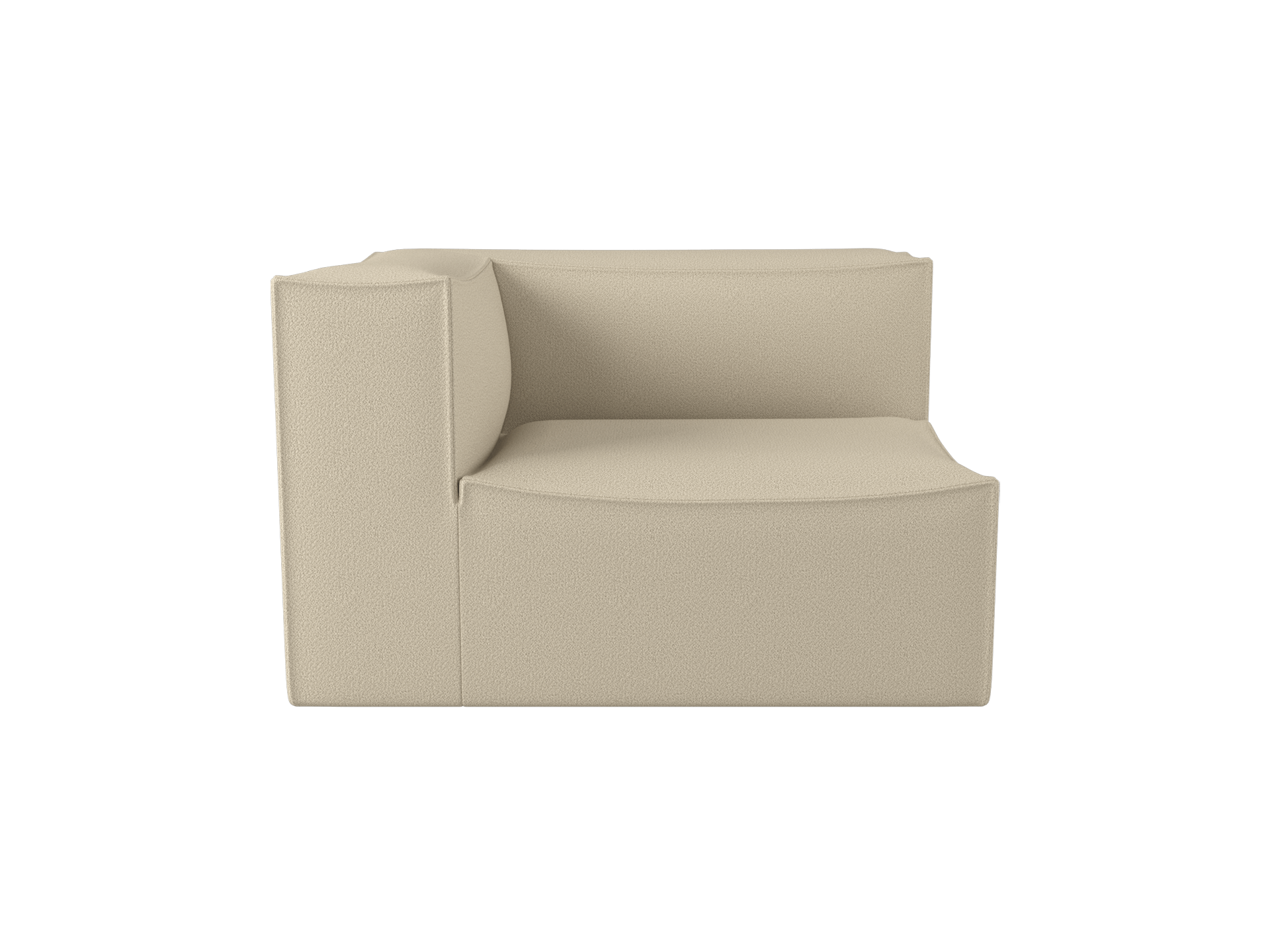 Catena Sofa Armrest Left S400 - Grain - Cashmere
