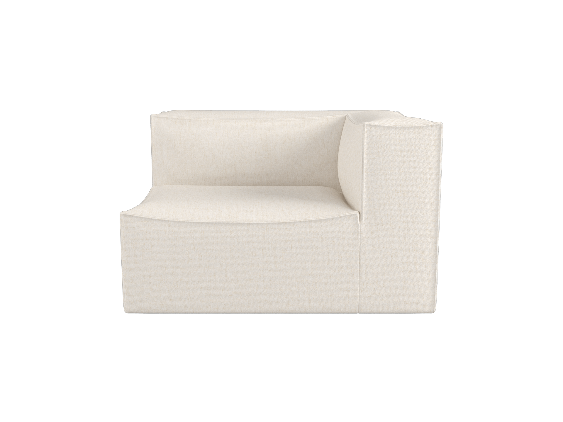 Catena Sofa Armrest Right S401 - Bouclé - Off-White