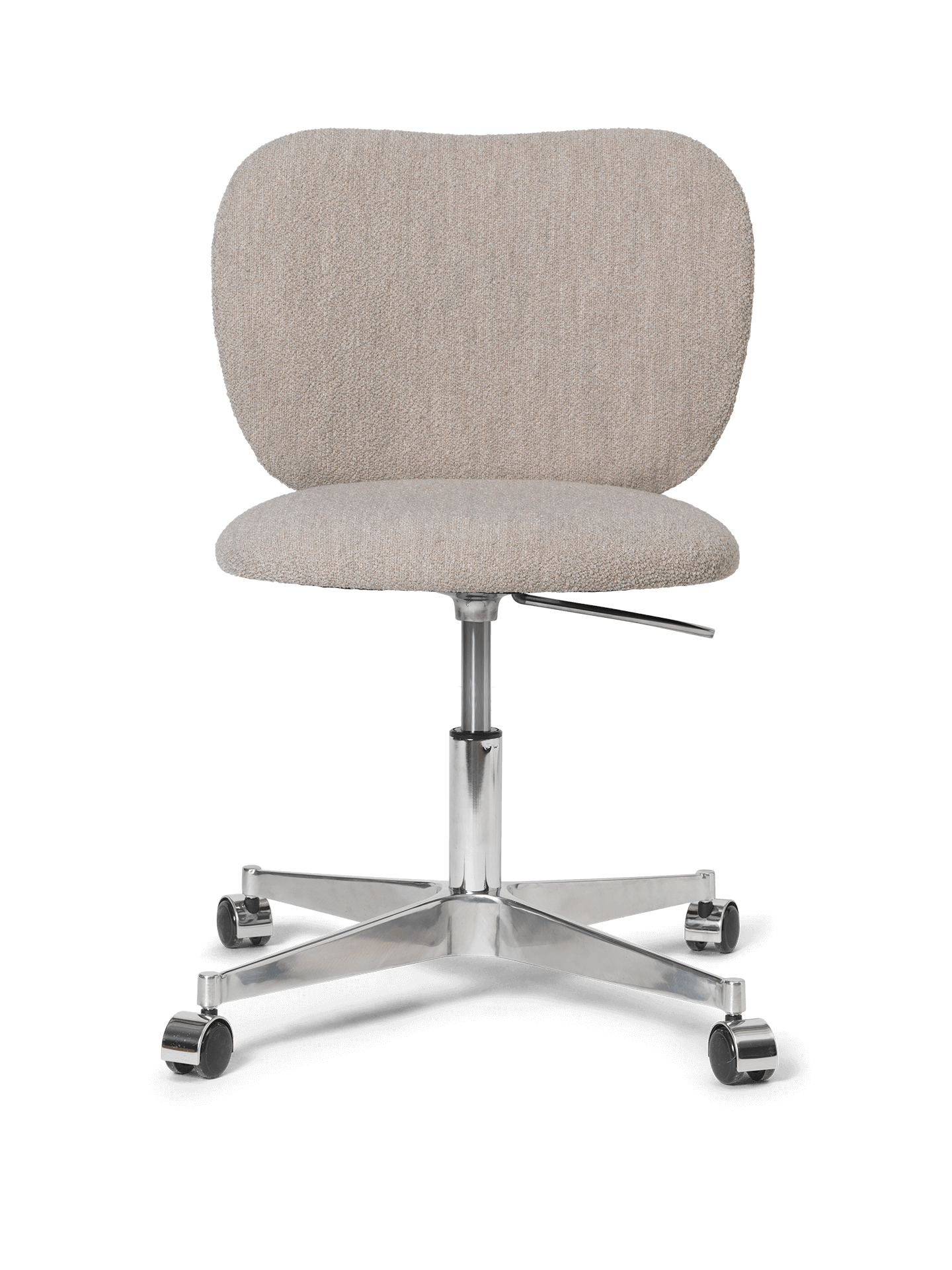 Rico Chair - Castors - Soft Bouclé - Natural