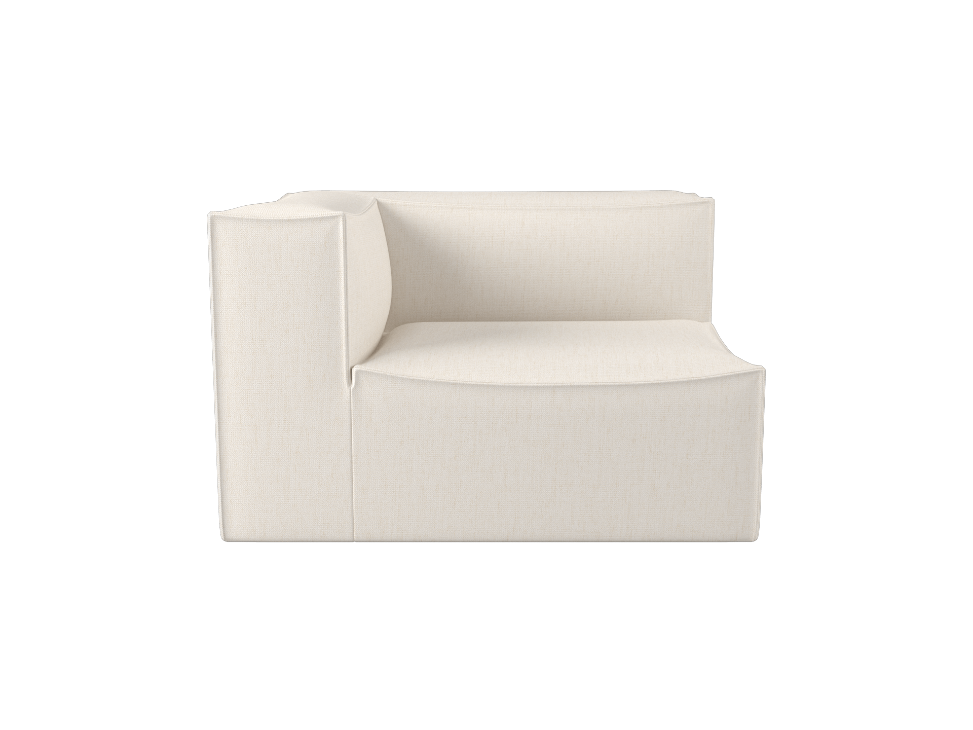 Catena Sofa Armrest Left S400 - Bouclé - Off-White