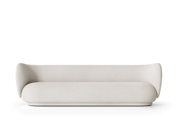 Rico Sofa 4-seater in gebroken wit bouclé