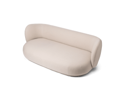 Rico Lounger Sofa en Tonus blanc cassé, vu de biais