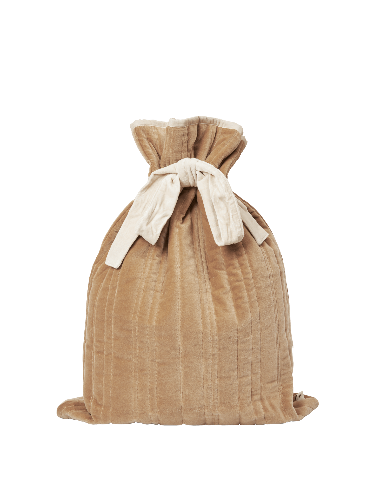 Vari Quilted Sack - Velvet - Tan