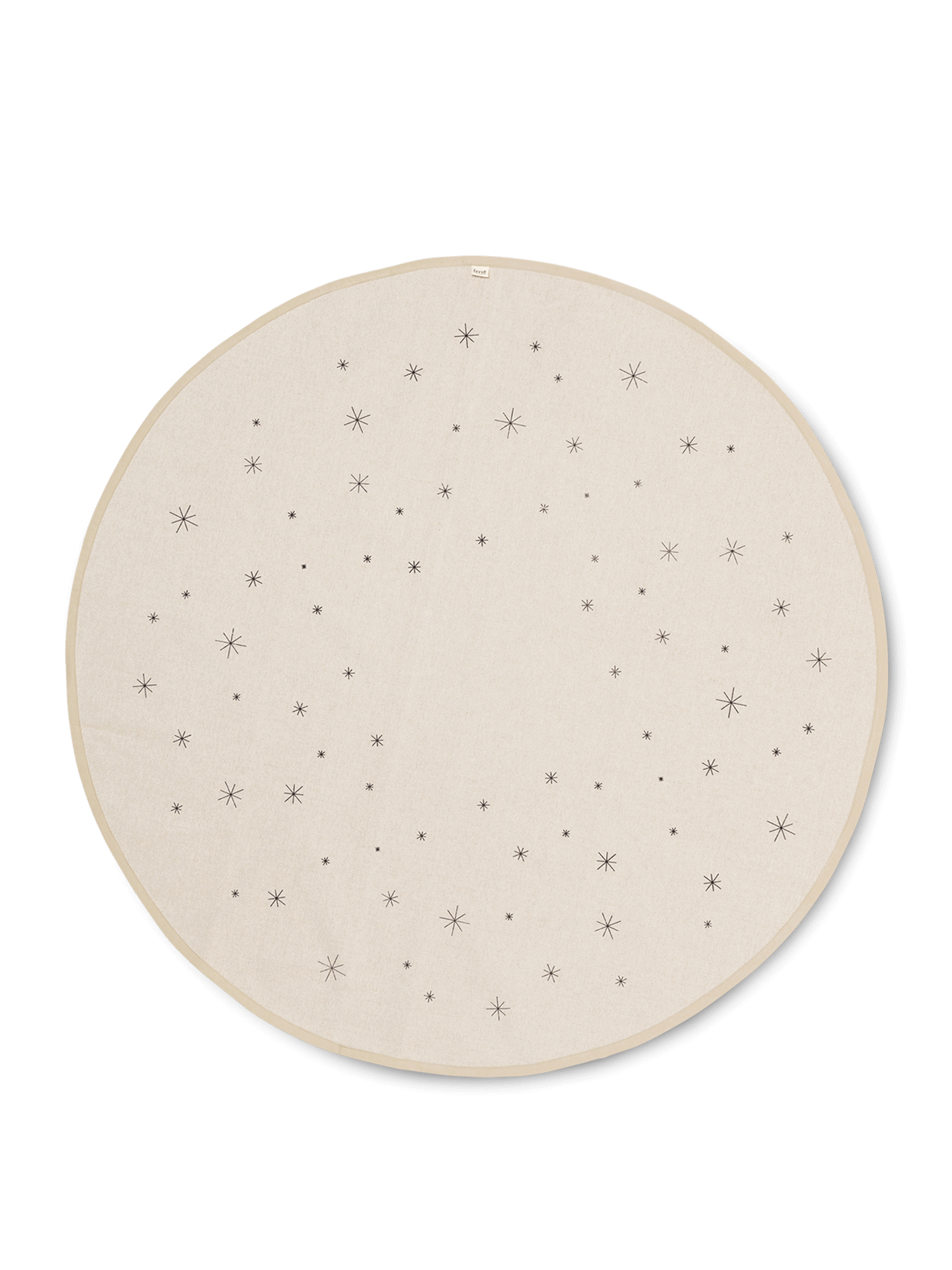 Star Christmas Tree Blanket - Sand/Black