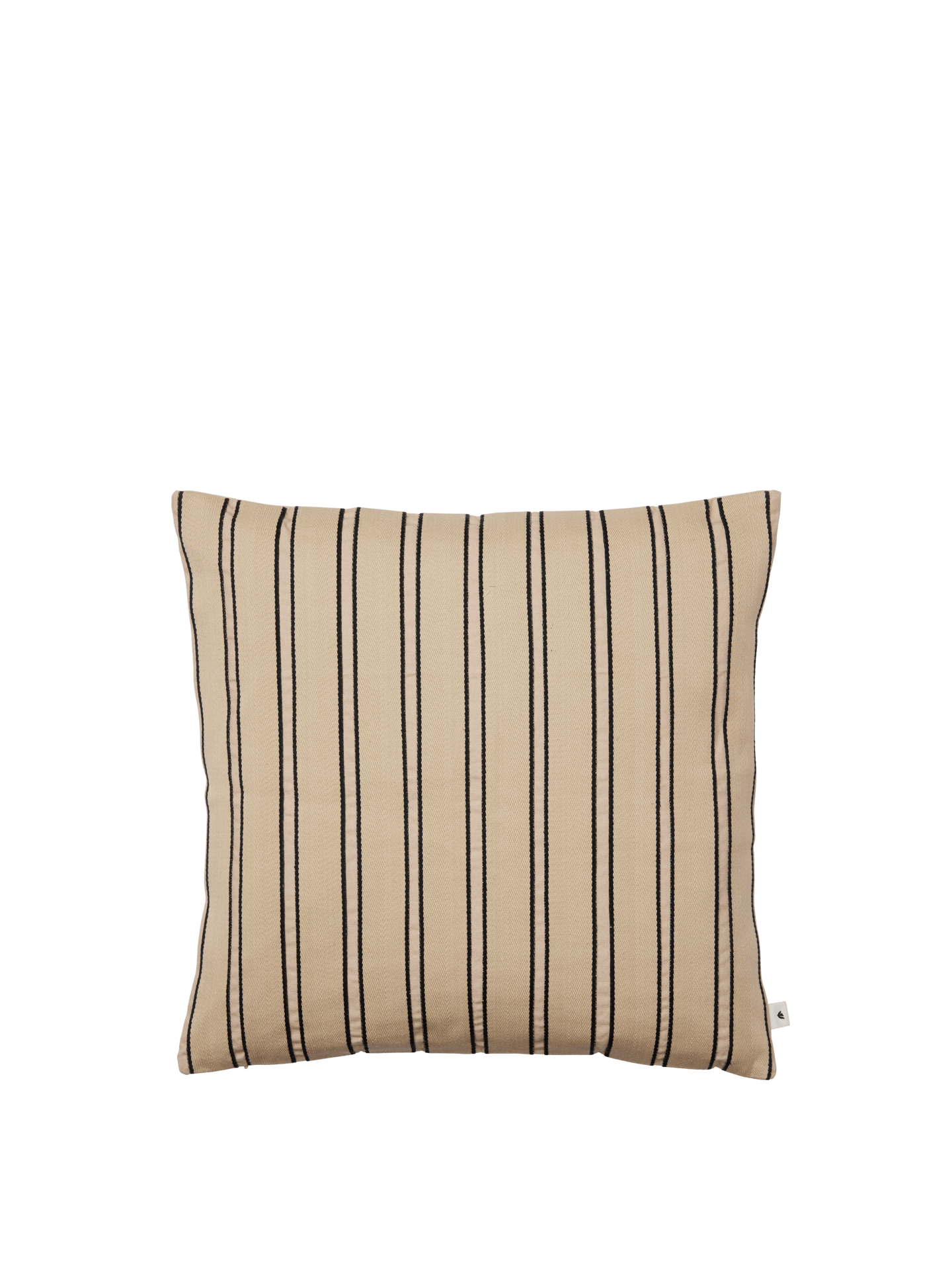 Twill Cushion Cover - Cashmere/Black