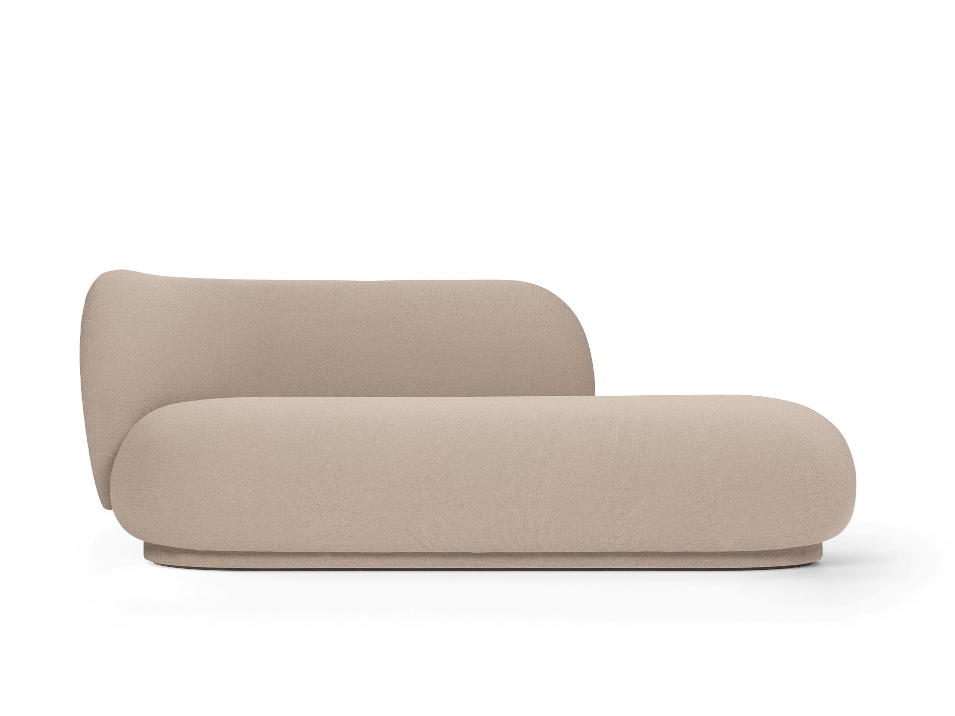 Rico Divan Left - Grain - Cashmere