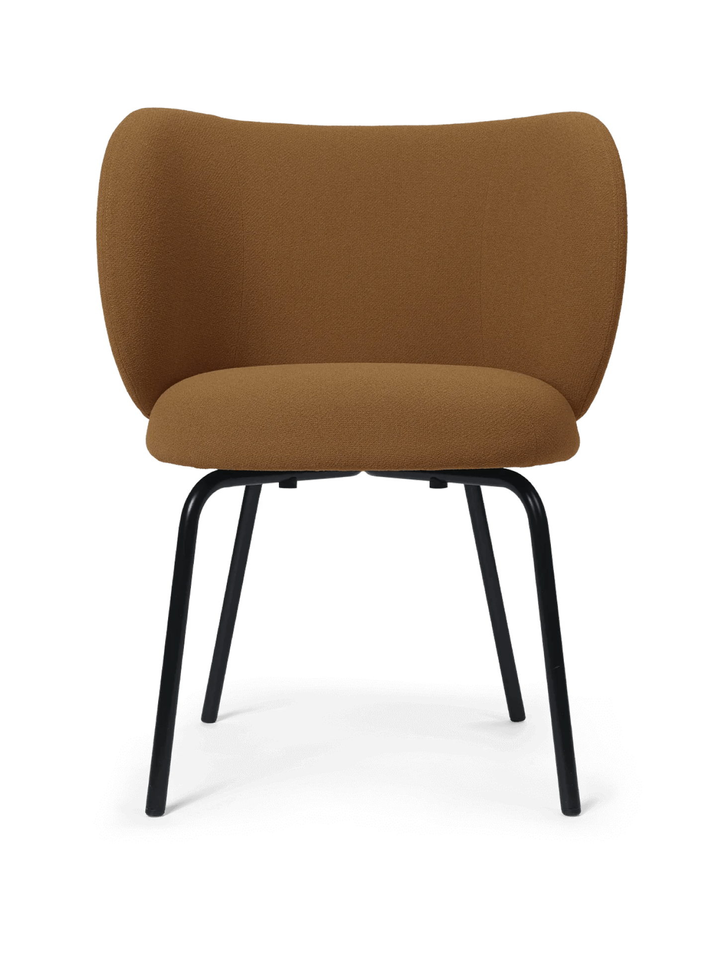Rico Dining Chair - Black - Grain - Caramel