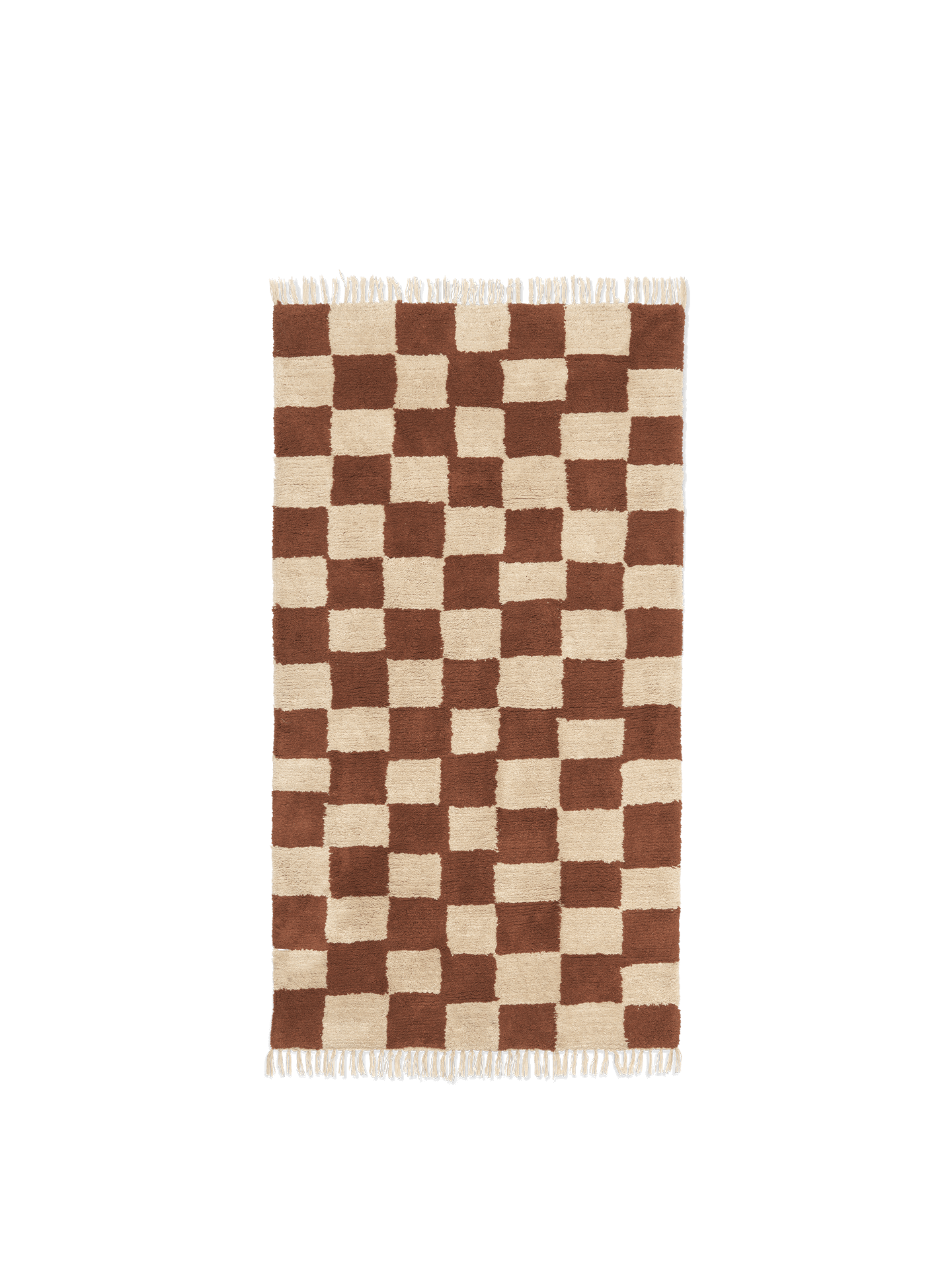 Mara Washable Rug - Rust/Warm Sand