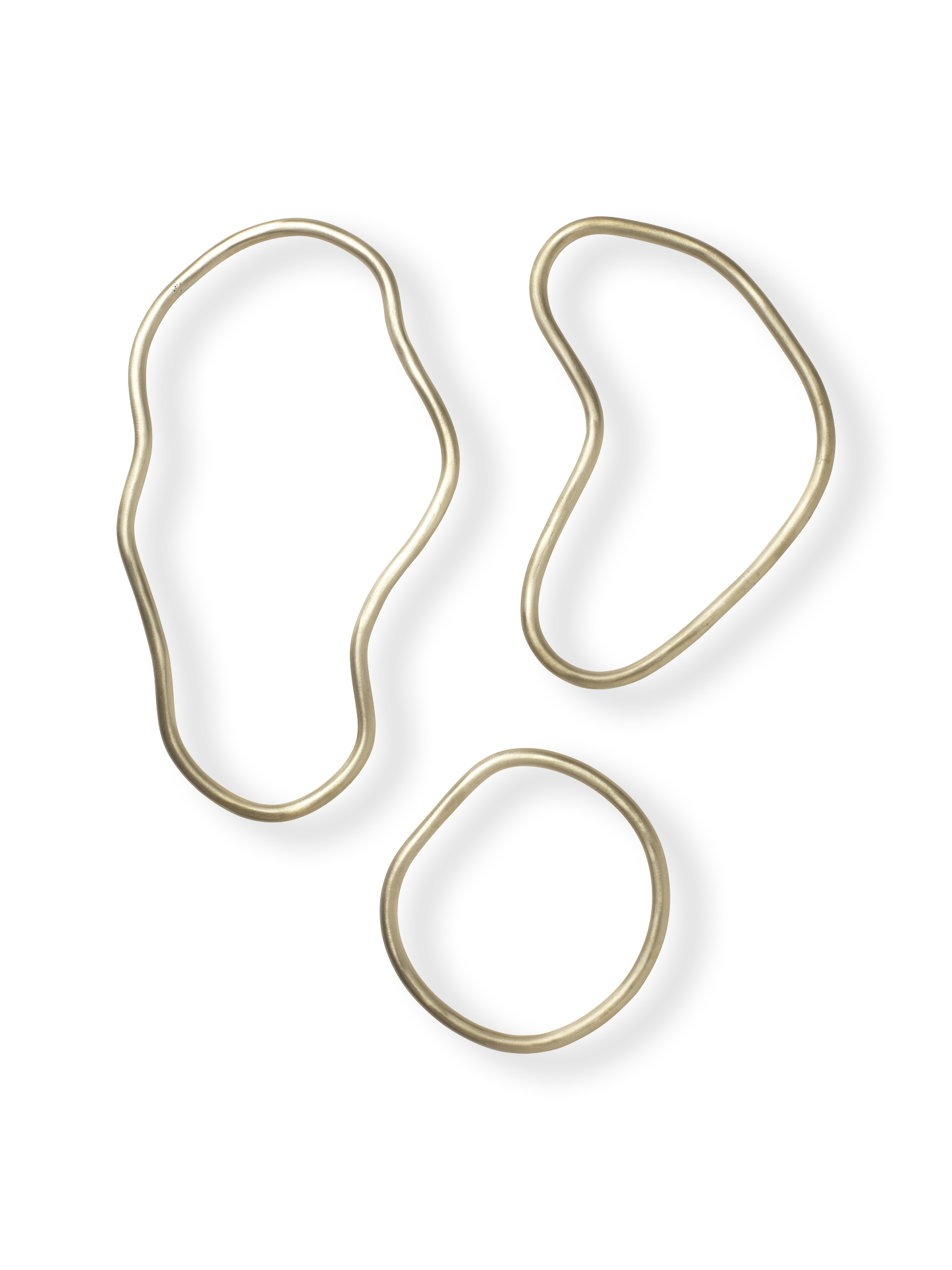 Pond Trivets - Set of 3 - Brass