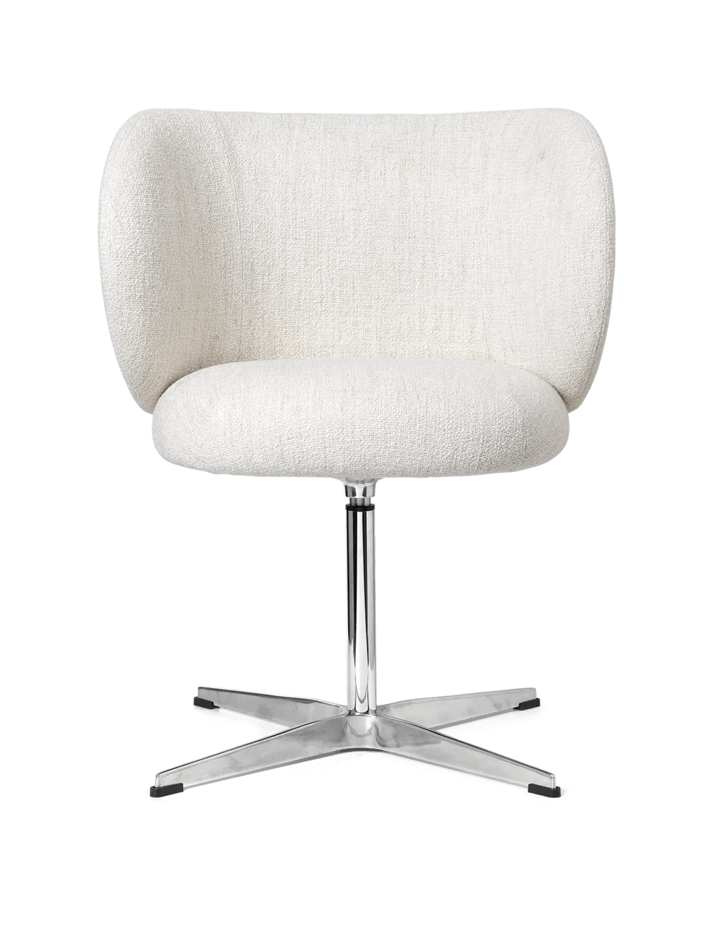 Rico Dining Chair - Swivel - Bouclé - Off-White