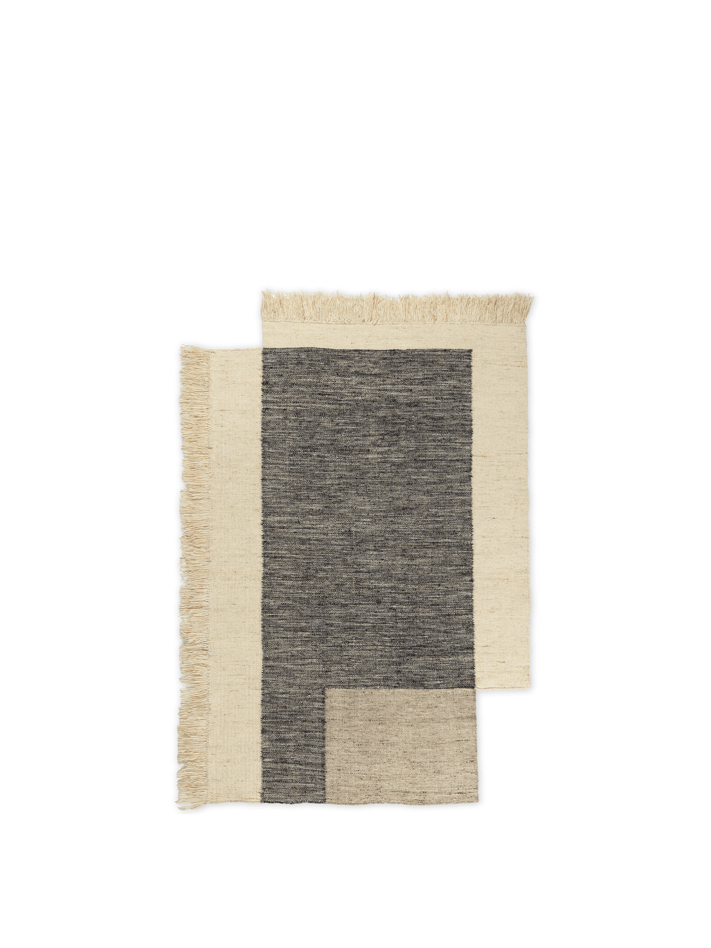 Counter Rug - Charcoal/Off-white