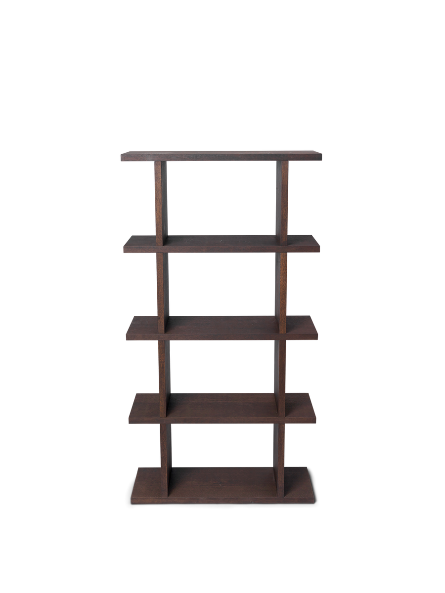 Kona Bookcase - 1x4 - Dark Stained Oak | Ferm Living