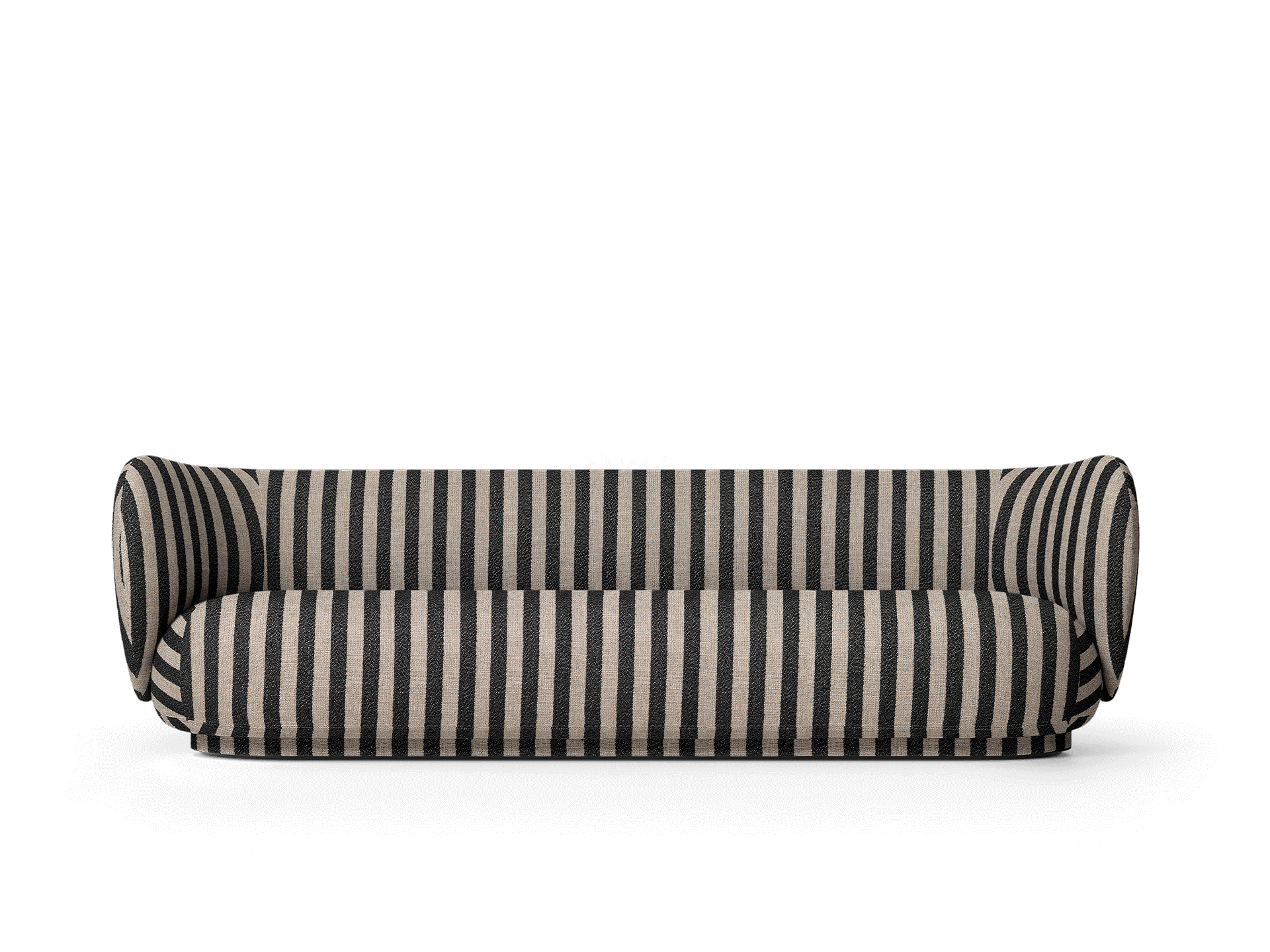 Rico Sofa 4-seater - Louisiana - Sand/Black