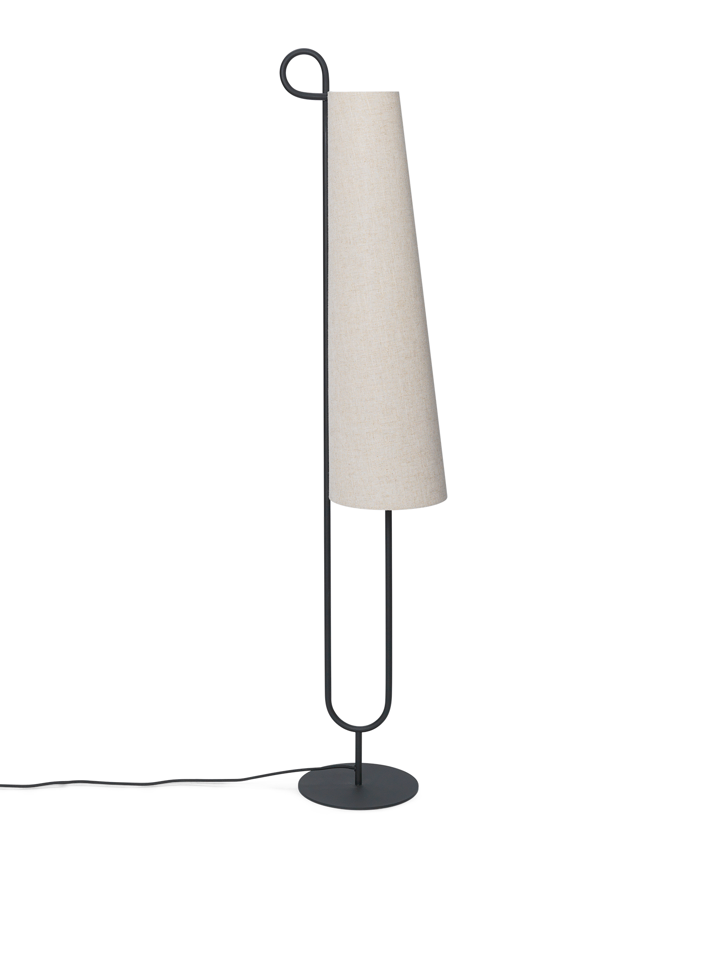 Ancora Floor Lamp - Black/Natural