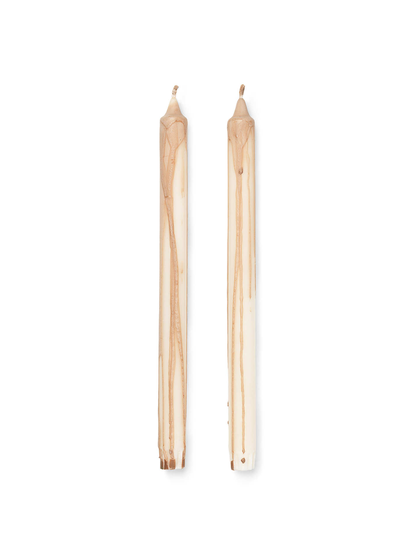 Dryp Candles - Set of 2 - Beige
