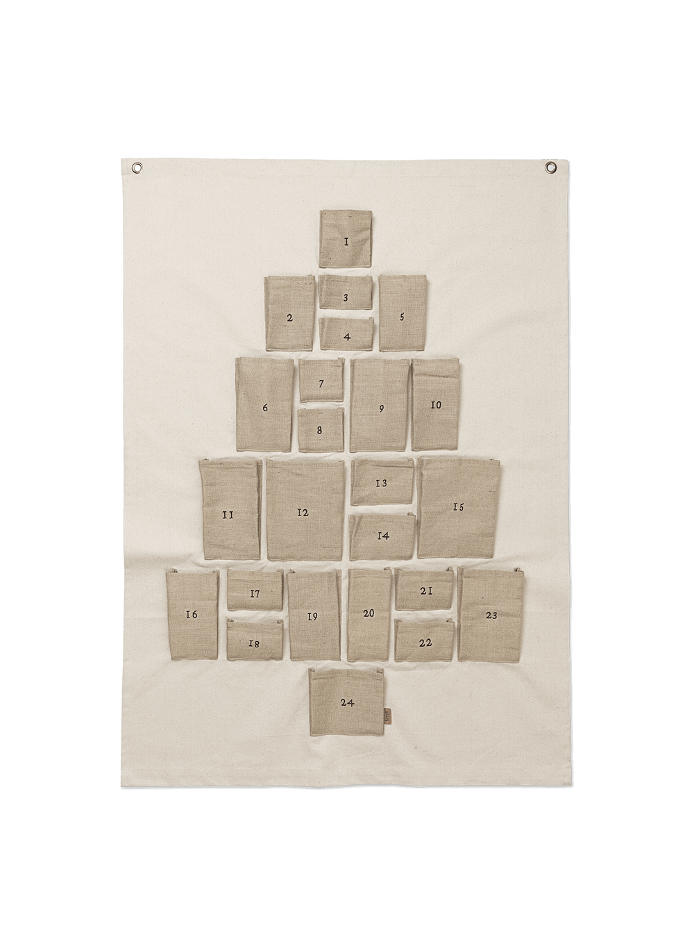 Pine Christmas Calendar - Maxi - Natural | Ferm Living Pine Christmas Calendar - Maxi - Natural | Ferm Living