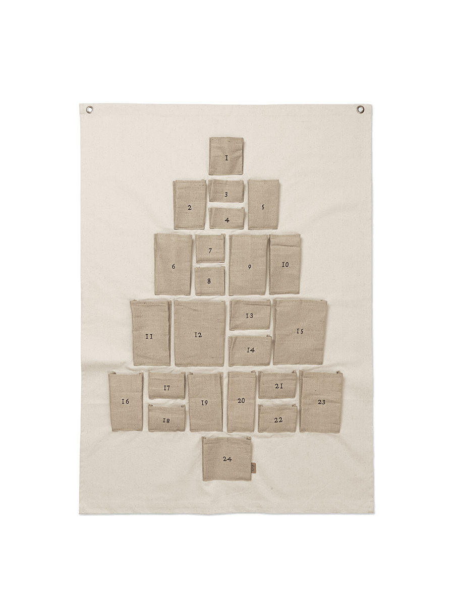 【新品】ferm LIVING Pine Christmas Calendar Pine Christmas Calendar - Maxi - Natural | Ferm Living