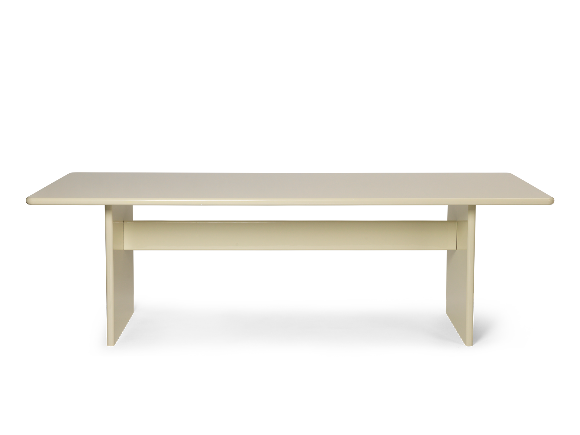 Rink Dining Table - 240 x 90 - Eggshell