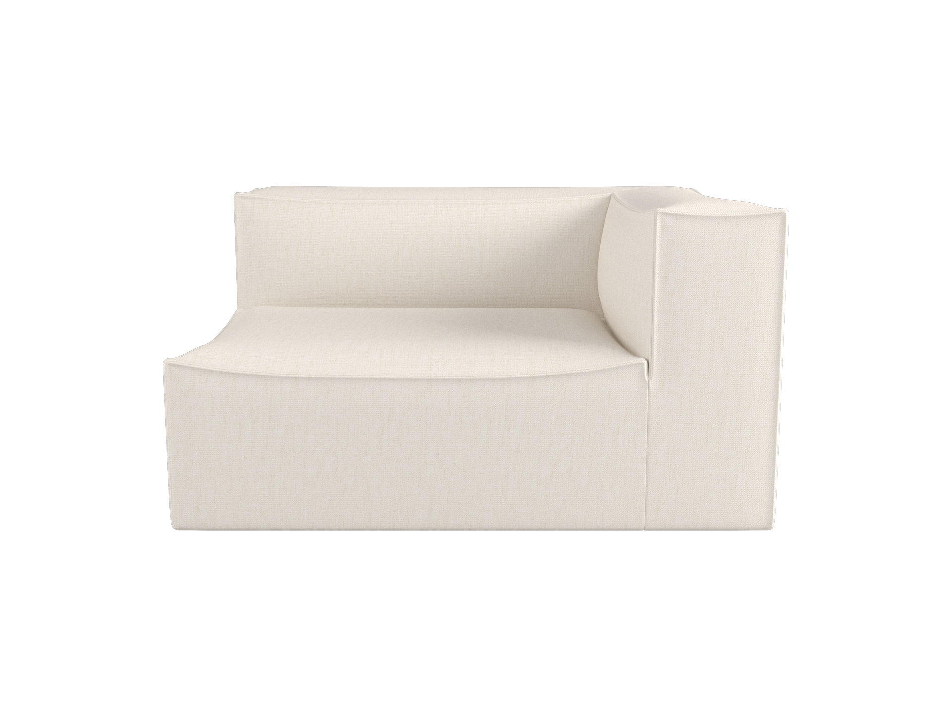 Catena Sofa Armrest Right L401 - Bouclé - Off-White