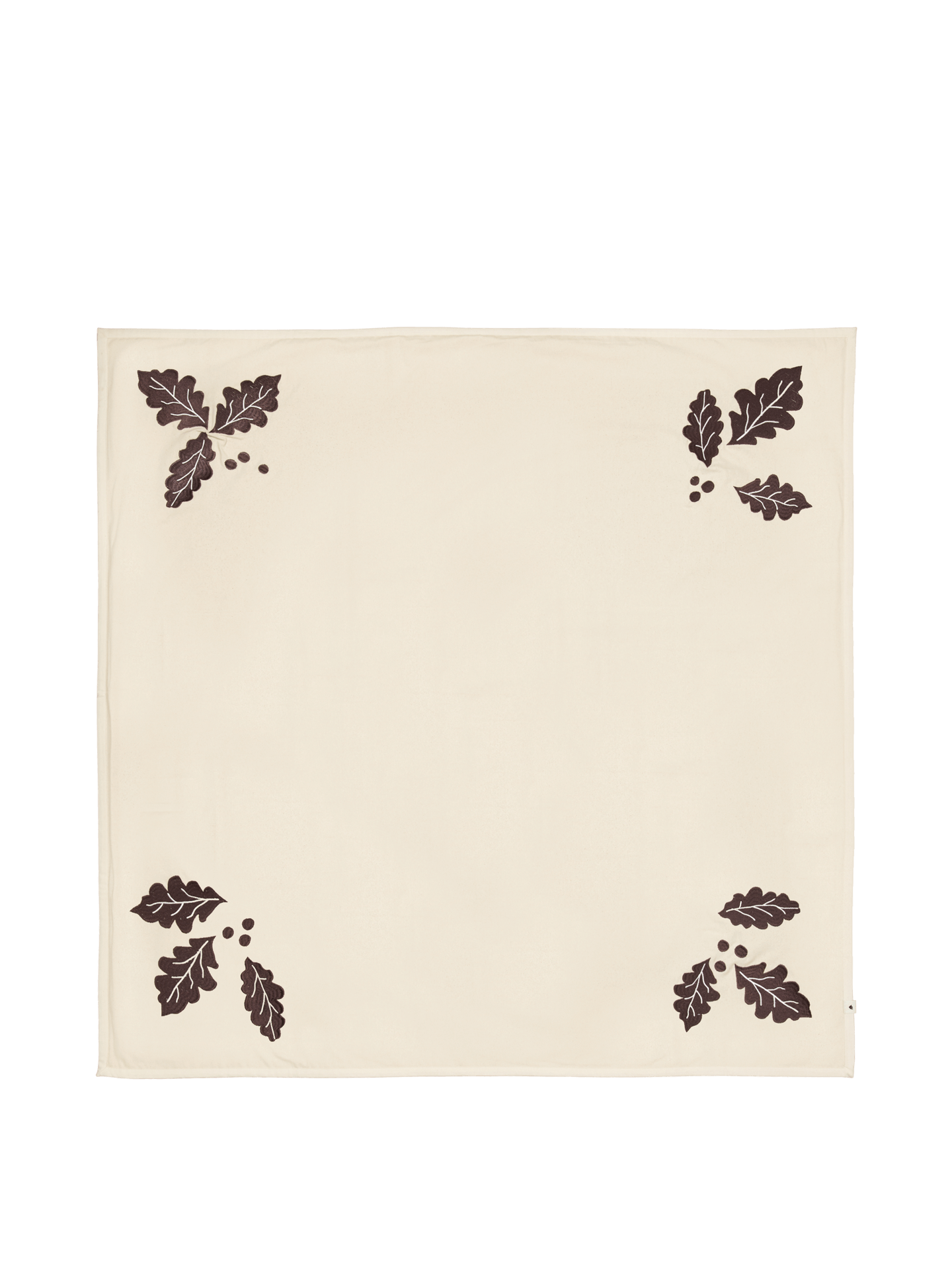 Oak Christmas Tree Blanket - Square - Natural
