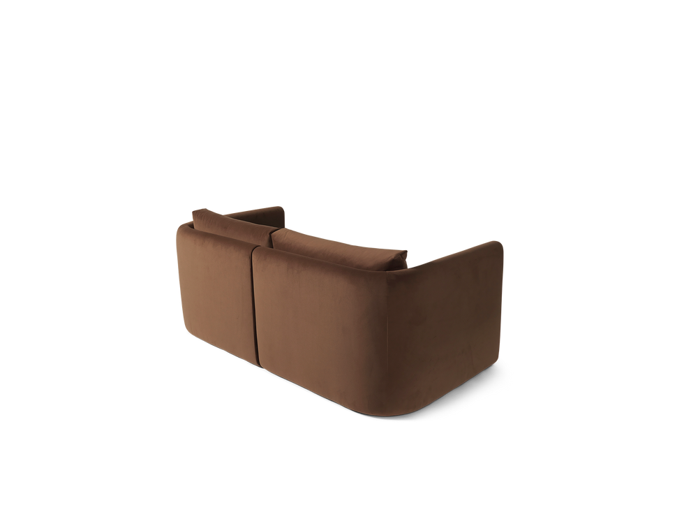 Dase Dase Sofa - Right Armrest - Soft Brown Rich Velvet | Ferm Living