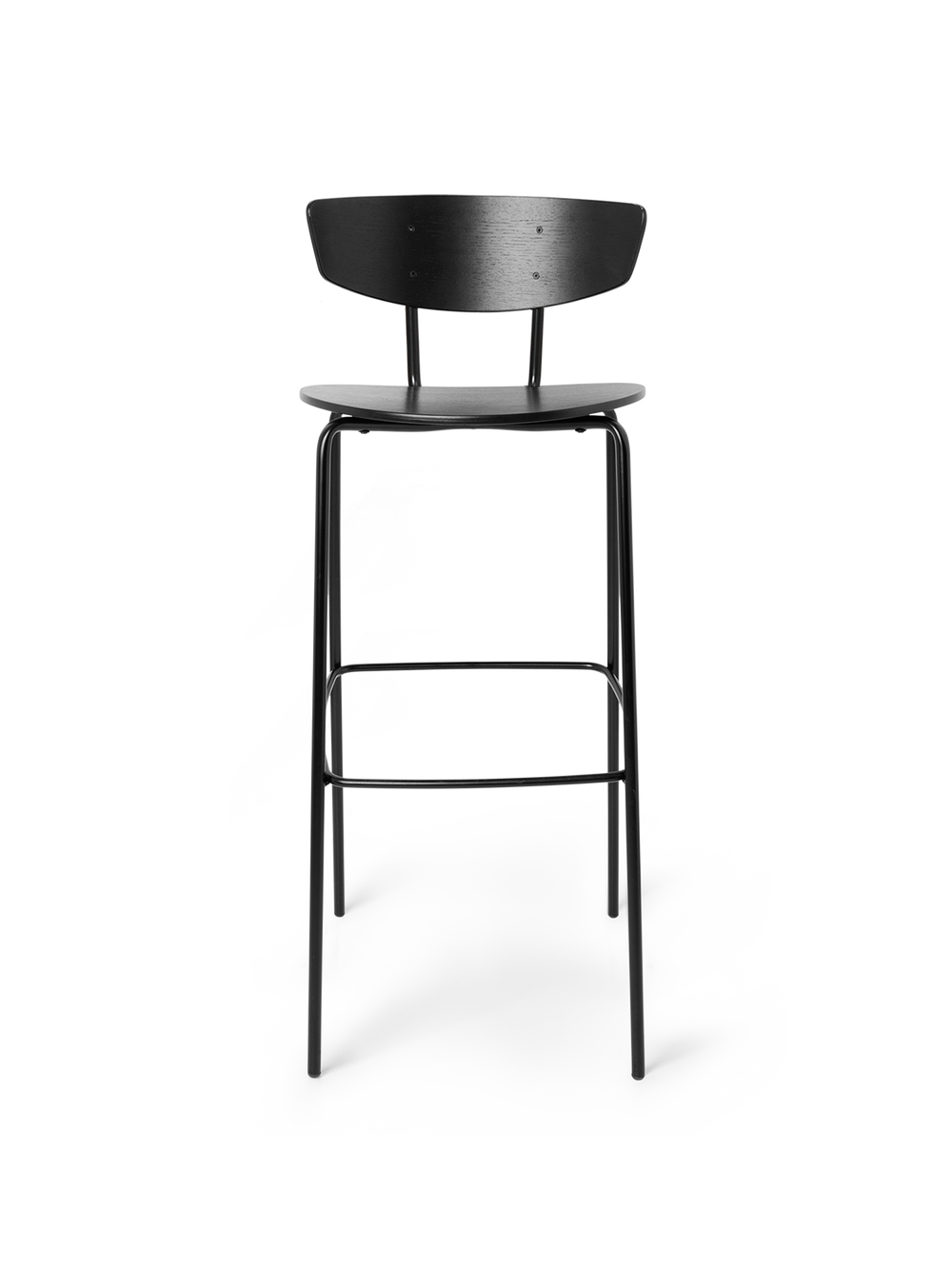 Ferm Living Herman Stool ブラック/クローム The Herman stool in