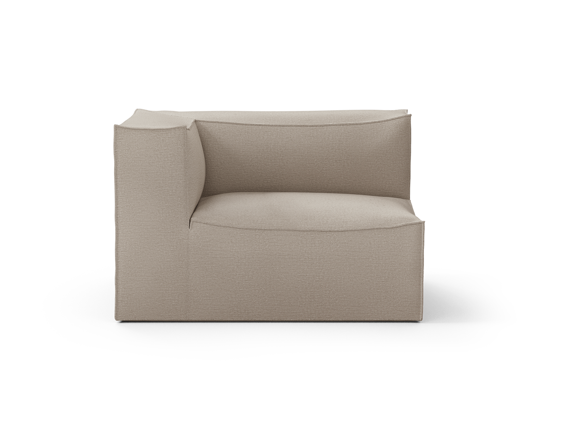 Catena Sofa Armrest Left S400 - Cotton Linen - Natural