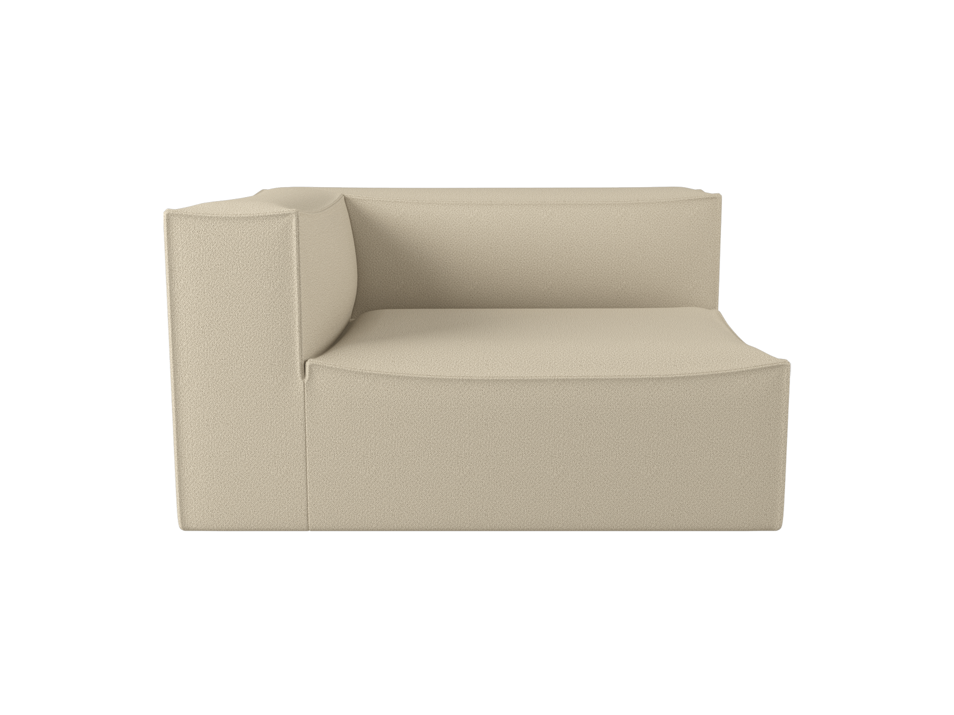 Catena Sofa Armrest Left L400 - Grain - Cashmere